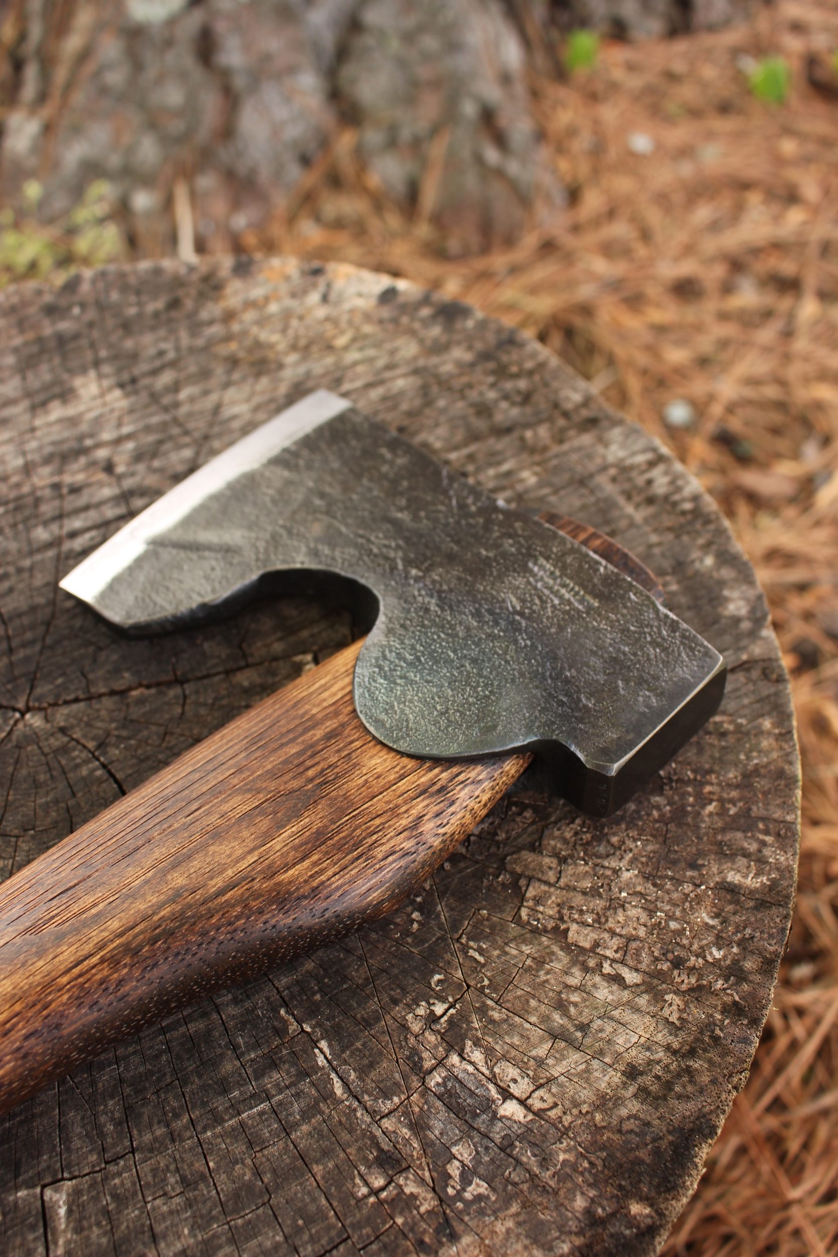 handmade, usa made, usa made axe, hatchet, chopping, wood chopping, outdoor, outdoorsman, survival, backwoodsman, hickory, axe made in amera, axes made in the usa, ike bullington, wolf valley forge, valley forge, pack axe, back packing, camping, trail axe, hunting axe, trappers axe, camp axe, bush axe, belt axe, pack axe, leather shoulder rig, chopping axe, leather axe carrier, shoulder sling for axe, Carpenter's Axe, New Wolf Valley Forge Axe Release, WVF