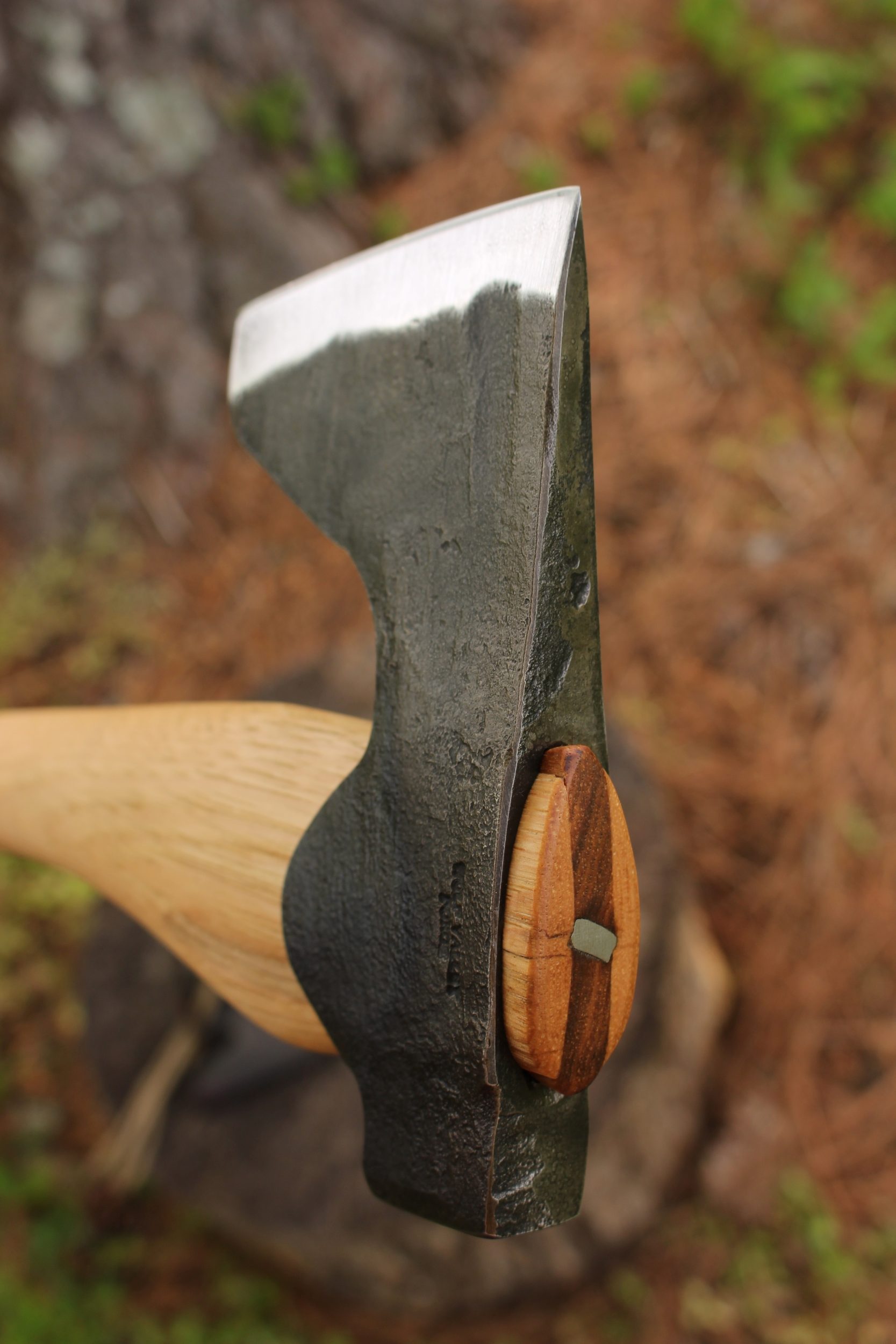handmade, usa made, usa made axe, hatchet, chopping, wood chopping, outdoor, outdoorsman, survival, backwoodsman, hickory, axe made in amera, axes made in the usa, ike bullington, wolf valley forge, valley forge, pack axe, back packing, camping, trail axe, hunting axe, trappers axe, camp axe, bush axe, belt axe, pack axe, leather shoulder rig, chopping axe, leather axe carrier, shoulder sling for axe, Carpenter's Axe, New Wolf Valley Forge Axe Release, WVF