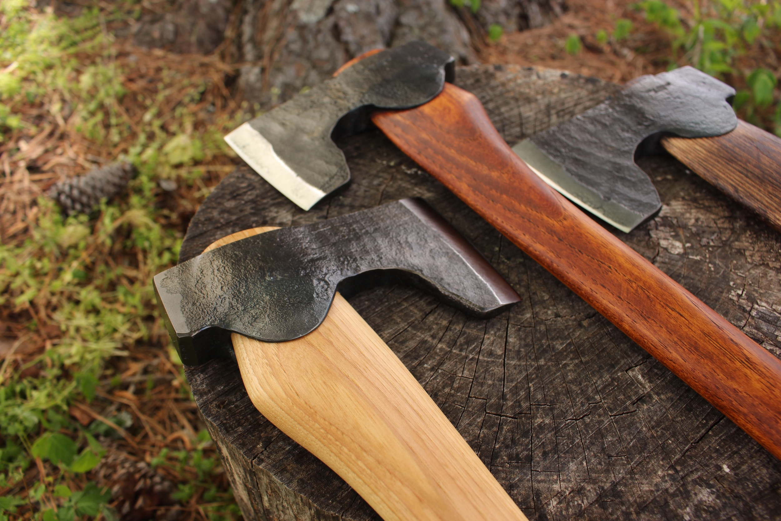 handmade, usa made, usa made axe, hatchet, chopping, wood chopping, outdoor, outdoorsman, survival, backwoodsman, hickory, axe made in amera, axes made in the usa, ike bullington, wolf valley forge, valley forge, pack axe, back packing, camping, trail axe, hunting axe, trappers axe, camp axe, bush axe, belt axe, pack axe, leather shoulder rig, chopping axe, leather axe carrier, shoulder sling for axe, Carpenter's Axe, New Wolf Valley Forge Axe Release, WVF