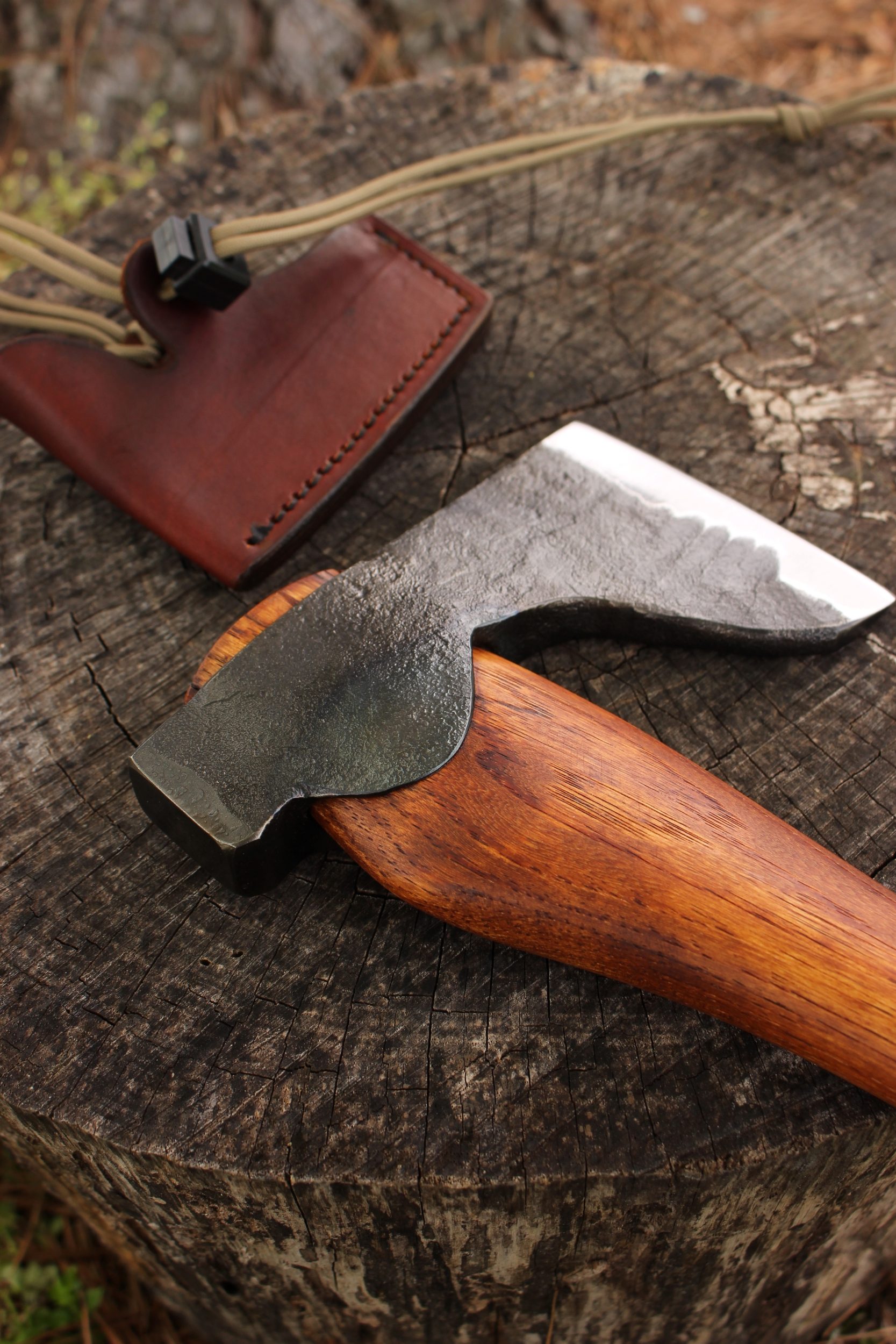 handmade, usa made, usa made axe, hatchet, chopping, wood chopping, outdoor, outdoorsman, survival, backwoodsman, hickory, axe made in amera, axes made in the usa, ike bullington, wolf valley forge, valley forge, pack axe, back packing, camping, trail axe, hunting axe, trappers axe, camp axe, bush axe, belt axe, pack axe, leather shoulder rig, chopping axe, leather axe carrier, shoulder sling for axe, Carpenter's Axe, New Wolf Valley Forge Axe Release, WVF