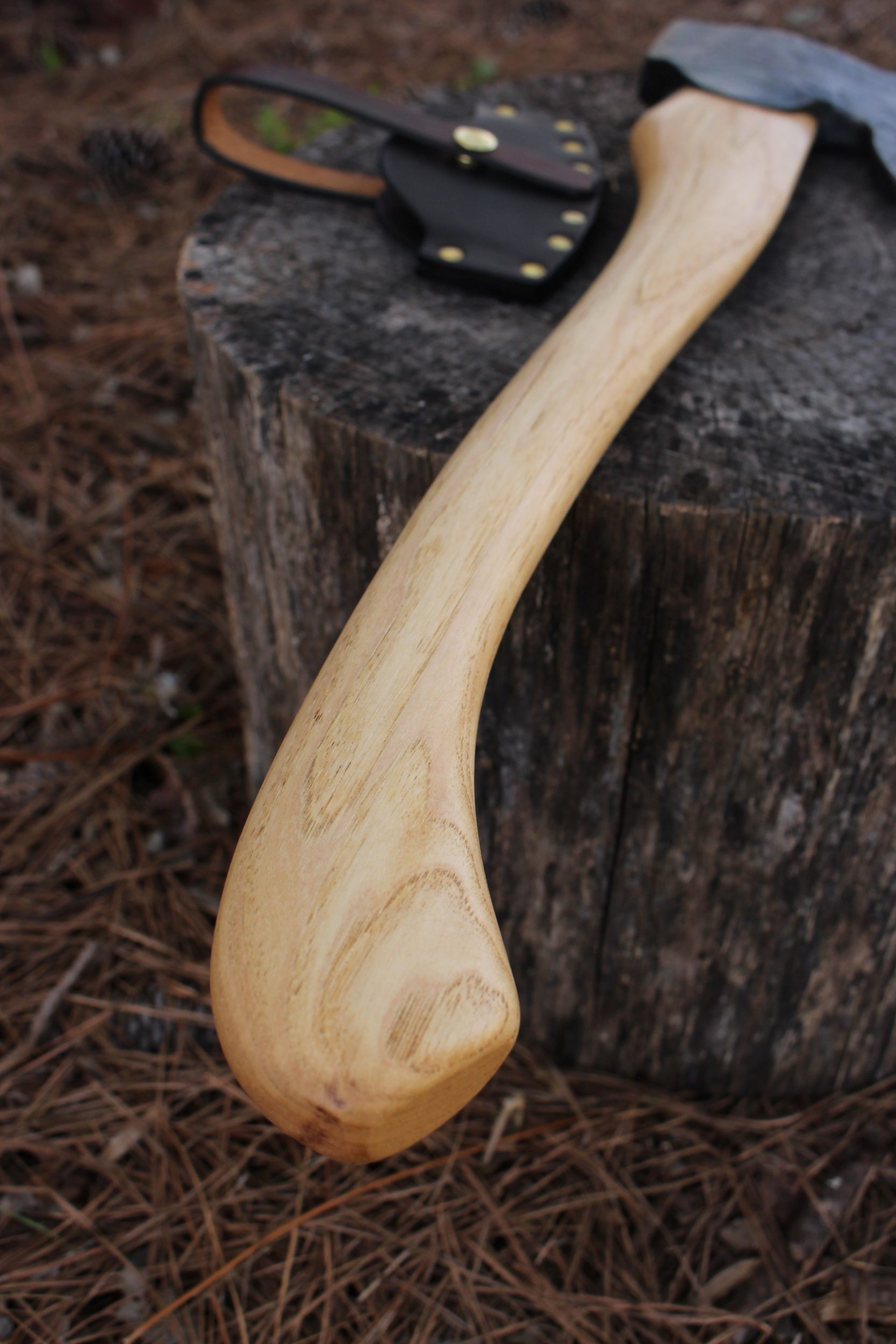 handmade, usa made, usa made axe, hatchet, chopping, wood chopping, outdoor, outdoorsman, survival, backwoodsman, hickory, axe made in amera, axes made in the usa, ike bullington, wolf valley forge, valley forge, pack axe, back packing, camping, trail axe, hunting axe, trappers axe, camp axe, bush axe, belt axe, pack axe, leather shoulder rig, chopping axe, leather axe carrier, shoulder sling for axe, Carpenter's Axe, New Wolf Valley Forge Axe Release, WVF