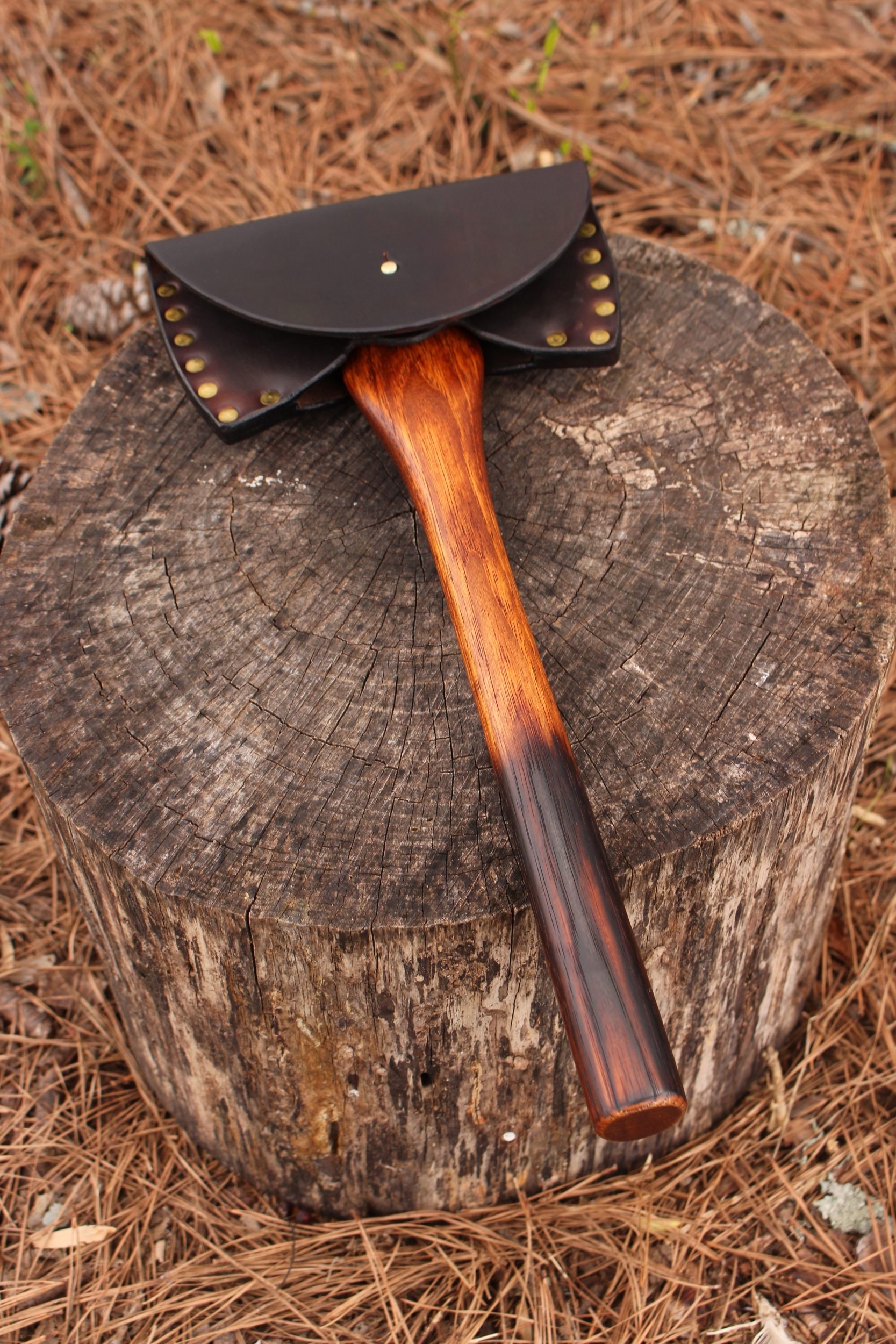 handmade, usa made, usa made axe, hatchet, chopping, wood chopping, outdoor, outdoorsman, survival, backwoodsman, hickory, axe made in amera, axes made in the usa, ike bullington, wolf valley forge, valley forge, pack axe, back packing, camping, trail axe, hunting axe, trappers axe, camp axe, bush axe, belt axe, pack axe, leather shoulder rig, chopping axe, leather axe carrier, shoulder sling for axe, Carpenter's Axe, New Wolf Valley Forge Axe Release, WVF