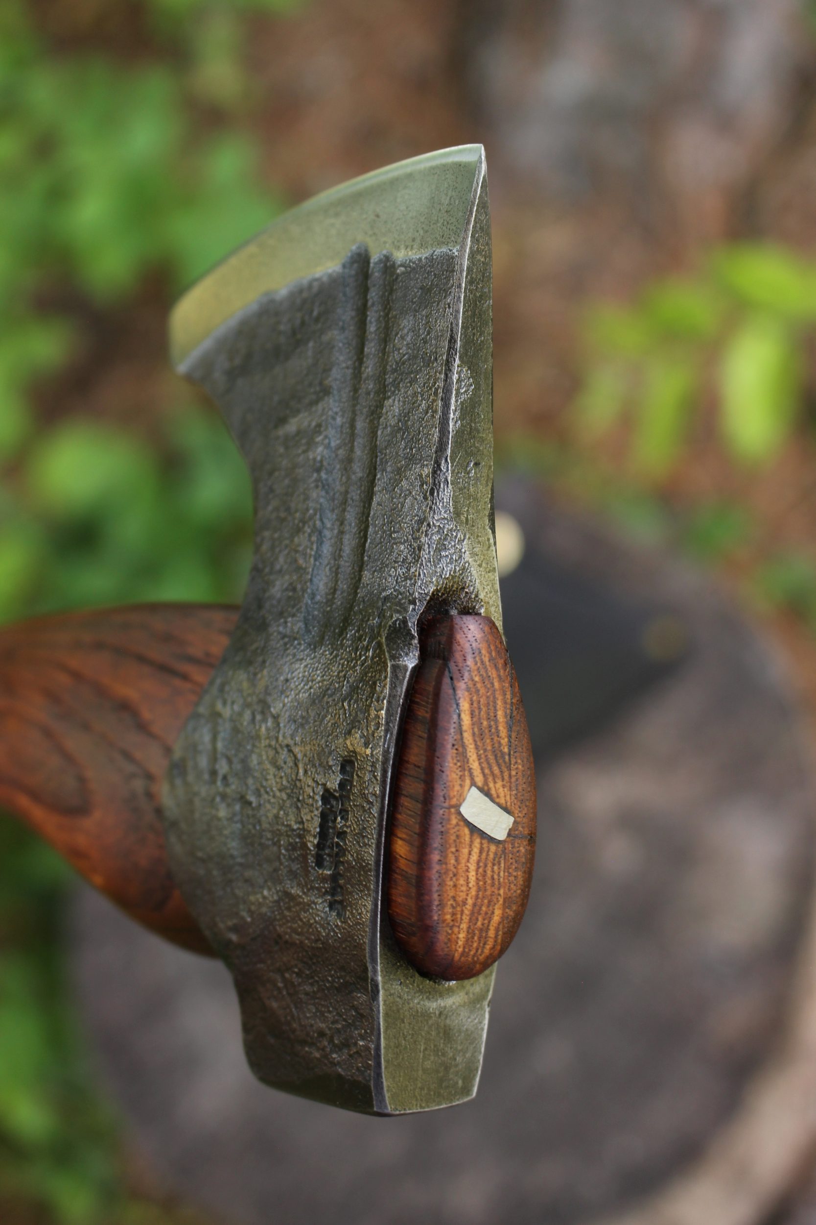handmade, usa made, usa made axe, hatchet, chopping, wood chopping, outdoor, outdoorsman, survival, backwoodsman, hickory, axe made in amera, axes made in the usa, ike bullington, wolf valley forge, valley forge, pack axe, back packing, camping, trail axe, hunting axe, trappers axe, camp axe, bush axe, belt axe, pack axe, leather shoulder rig, chopping axe, leather axe carrier, shoulder sling for axe, Carpenter's Axe, New Wolf Valley Forge Axe Release, WVF