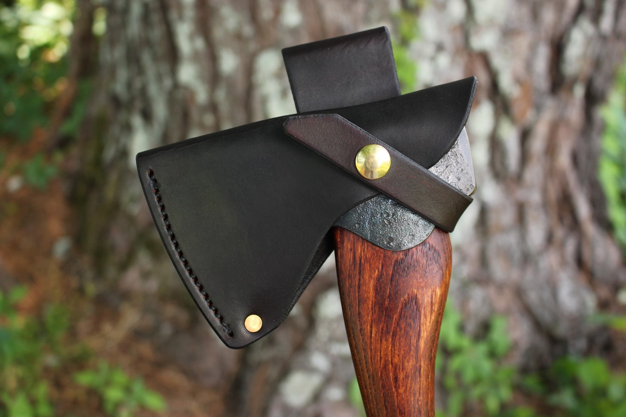 handmade, usa made, usa made axe, hatchet, chopping, wood chopping, outdoor, outdoorsman, survival, backwoodsman, hickory, axe made in amera, axes made in the usa, ike bullington, wolf valley forge, valley forge, pack axe, back packing, camping, trail axe, hunting axe, trappers axe, camp axe, bush axe, belt axe, pack axe, leather shoulder rig, chopping axe, leather axe carrier, shoulder sling for axe, Carpenter's Axe, New Wolf Valley Forge Axe Release, WVF