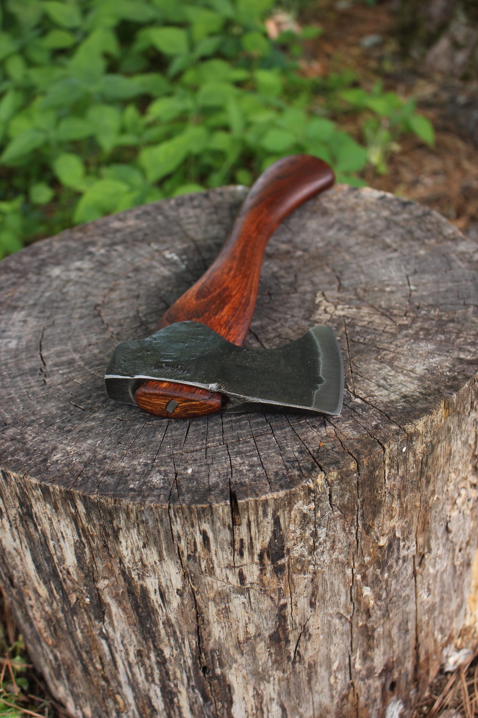 handmade, usa made, usa made axe, hatchet, chopping, wood chopping, outdoor, outdoorsman, survival, backwoodsman, hickory, axe made in amera, axes made in the usa, ike bullington, wolf valley forge, valley forge, pack axe, back packing, camping, trail axe, hunting axe, trappers axe, camp axe, bush axe, belt axe, pack axe, leather shoulder rig, chopping axe, leather axe carrier, shoulder sling for axe, Carpenter's Axe, New Wolf Valley Forge Axe Release, WVF