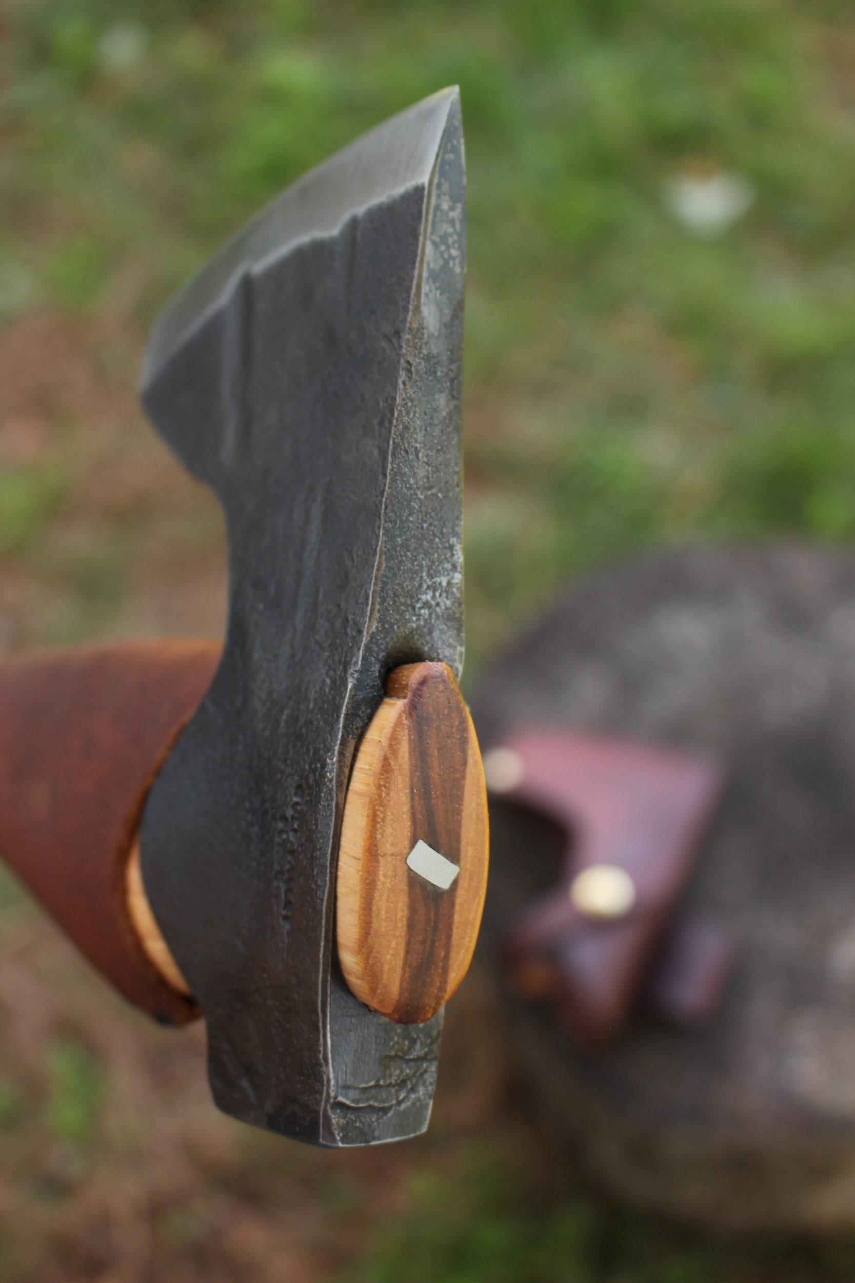 handmade, usa made, usa made axe, hatchet, chopping, wood chopping, outdoor, outdoorsman, survival, backwoodsman, hickory, axe made in amera, axes made in the usa, ike bullington, wolf valley forge, valley forge, pack axe, back packing, camping, trail axe, hunting axe, trappers axe, camp axe, bush axe, belt axe, pack axe, leather shoulder rig, chopping axe, leather axe carrier, shoulder sling for axe, Carpenter's Axe, New Wolf Valley Forge Axe Release, WVF
