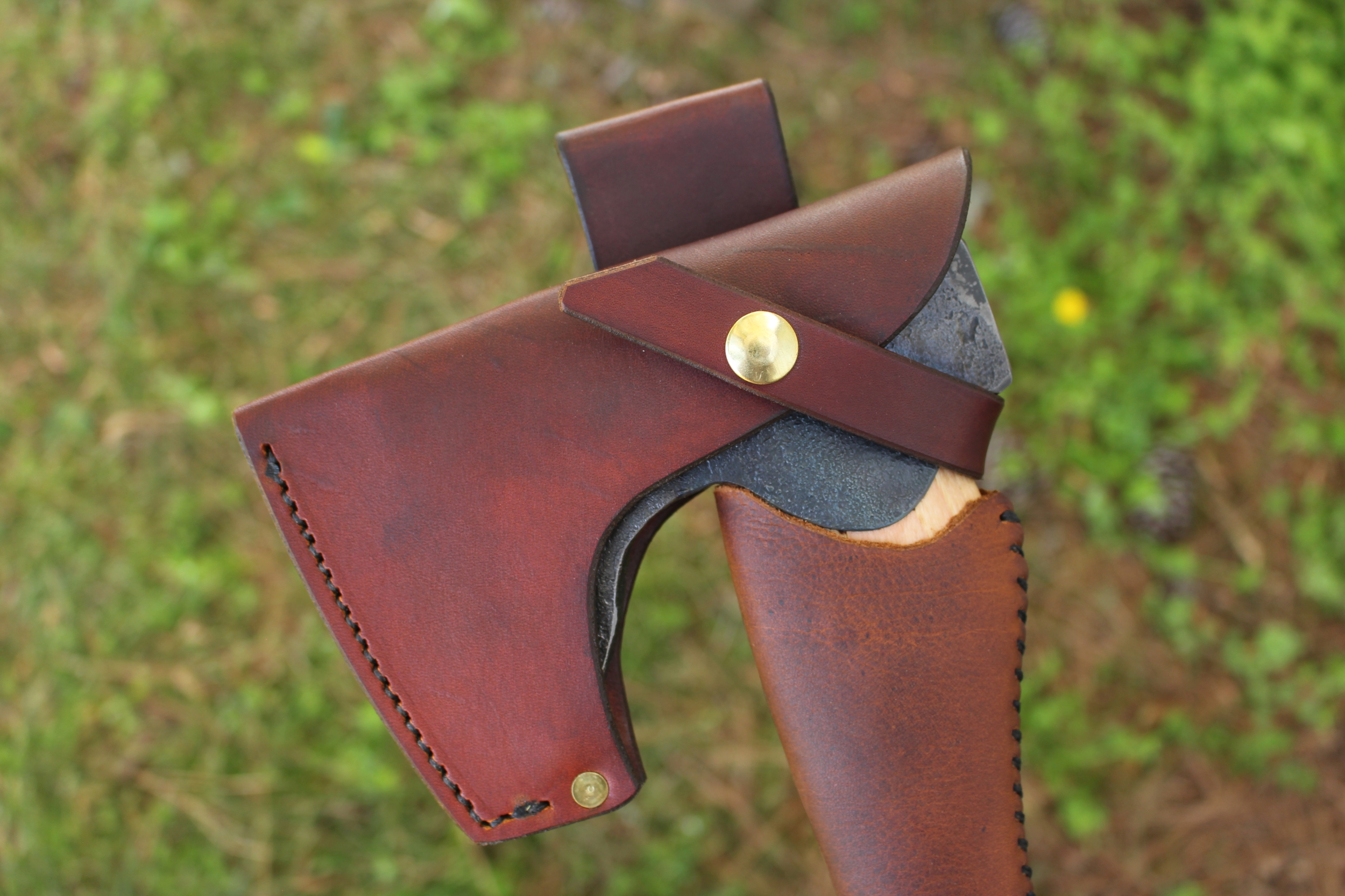 handmade, usa made, usa made axe, hatchet, chopping, wood chopping, outdoor, outdoorsman, survival, backwoodsman, hickory, axe made in amera, axes made in the usa, ike bullington, wolf valley forge, valley forge, pack axe, back packing, camping, trail axe, hunting axe, trappers axe, camp axe, bush axe, belt axe, pack axe, leather shoulder rig, chopping axe, leather axe carrier, shoulder sling for axe, Carpenter's Axe, New Wolf Valley Forge Axe Release, WVF