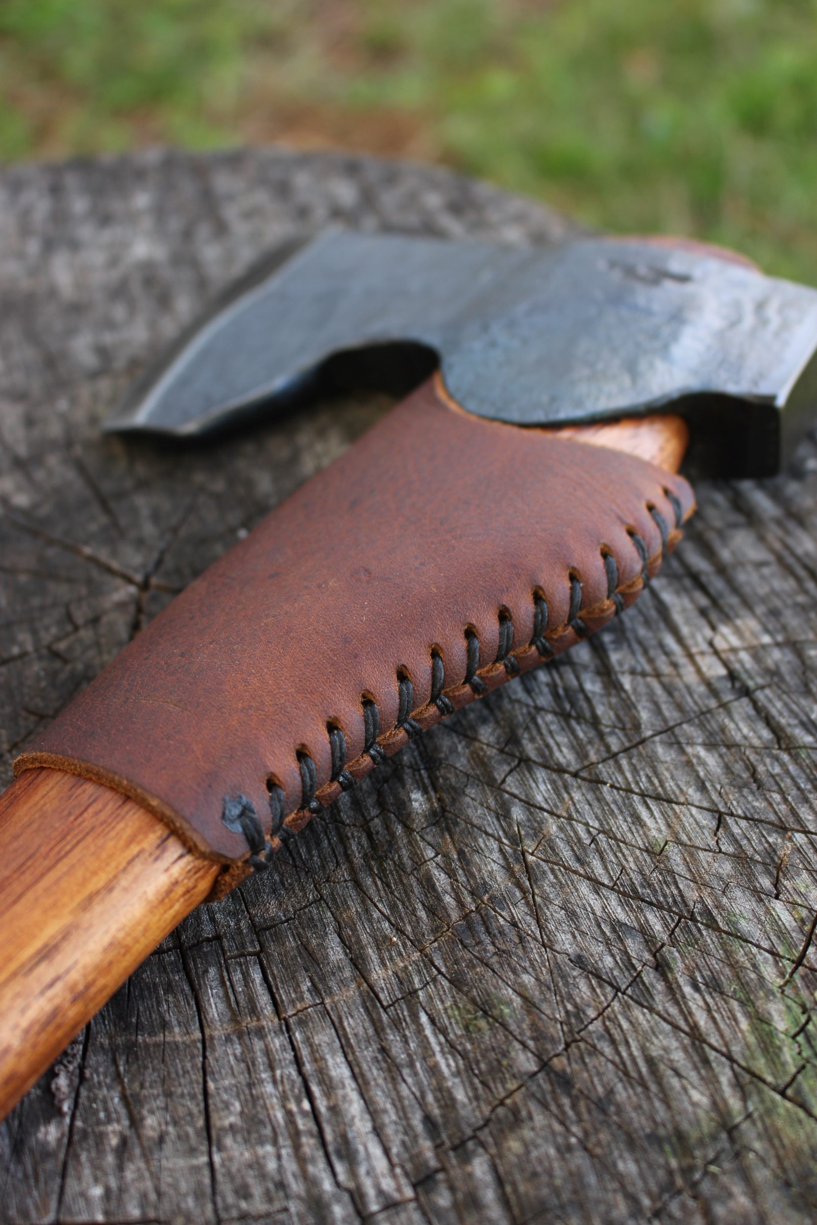 handmade, usa made, usa made axe, hatchet, chopping, wood chopping, outdoor, outdoorsman, survival, backwoodsman, hickory, axe made in amera, axes made in the usa, ike bullington, wolf valley forge, valley forge, pack axe, back packing, camping, trail axe, hunting axe, trappers axe, camp axe, bush axe, belt axe, pack axe, leather shoulder rig, chopping axe, leather axe carrier, shoulder sling for axe, Carpenter's Axe, New Wolf Valley Forge Axe Release, WVF