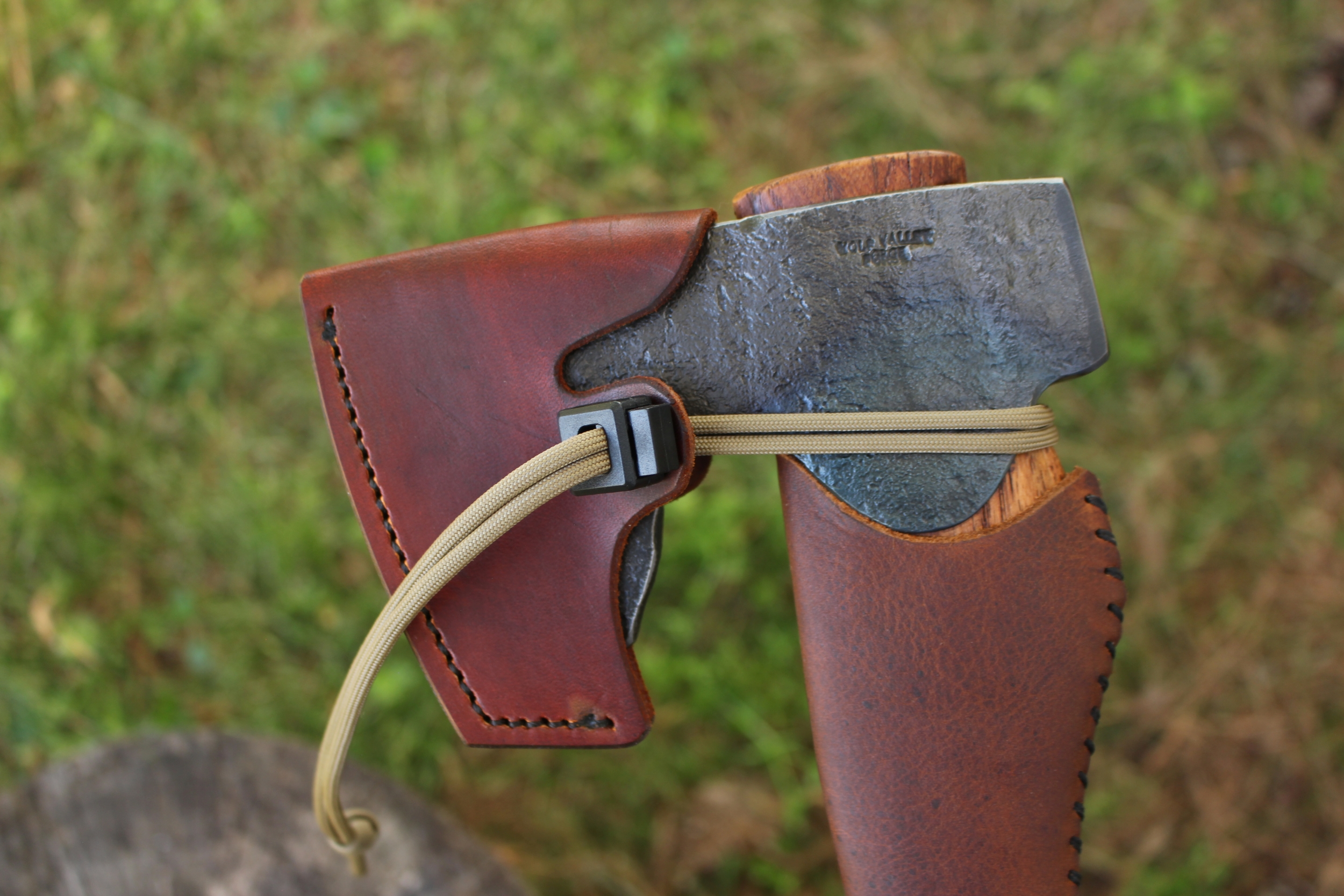 handmade, usa made, usa made axe, hatchet, chopping, wood chopping, outdoor, outdoorsman, survival, backwoodsman, hickory, axe made in amera, axes made in the usa, ike bullington, wolf valley forge, valley forge, pack axe, back packing, camping, trail axe, hunting axe, trappers axe, camp axe, bush axe, belt axe, pack axe, leather shoulder rig, chopping axe, leather axe carrier, shoulder sling for axe, Carpenter's Axe, New Wolf Valley Forge Axe Release, WVF