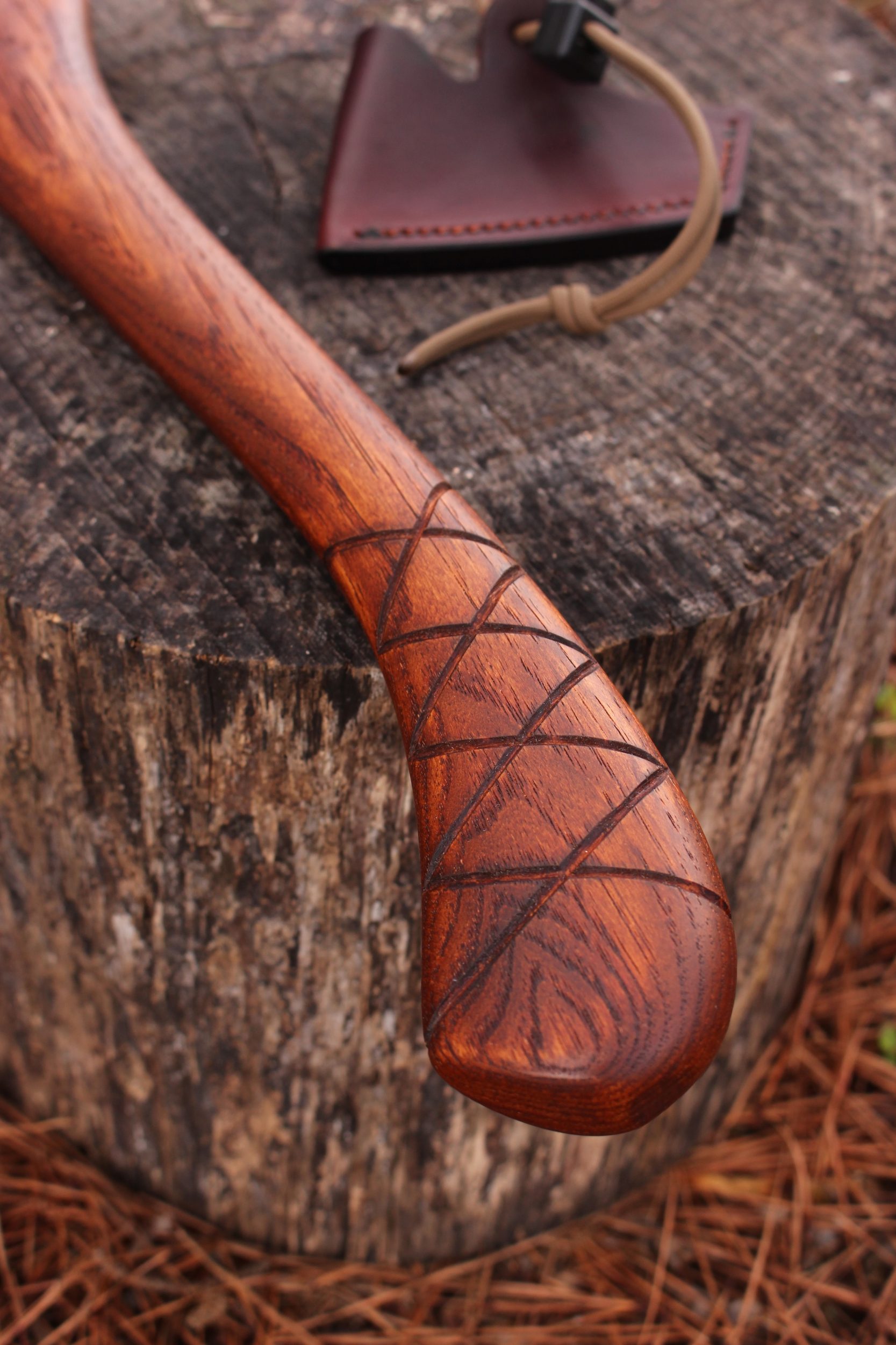 handmade, usa made, usa made axe, hatchet, chopping, wood chopping, outdoor, outdoorsman, survival, backwoodsman, hickory, axe made in amera, axes made in the usa, ike bullington, wolf valley forge, valley forge, pack axe, back packing, camping, trail axe, hunting axe, trappers axe, camp axe, bush axe, belt axe, pack axe, leather shoulder rig, chopping axe, leather axe carrier, shoulder sling for axe, Carpenter's Axe, New Wolf Valley Forge Axe Release, WVF