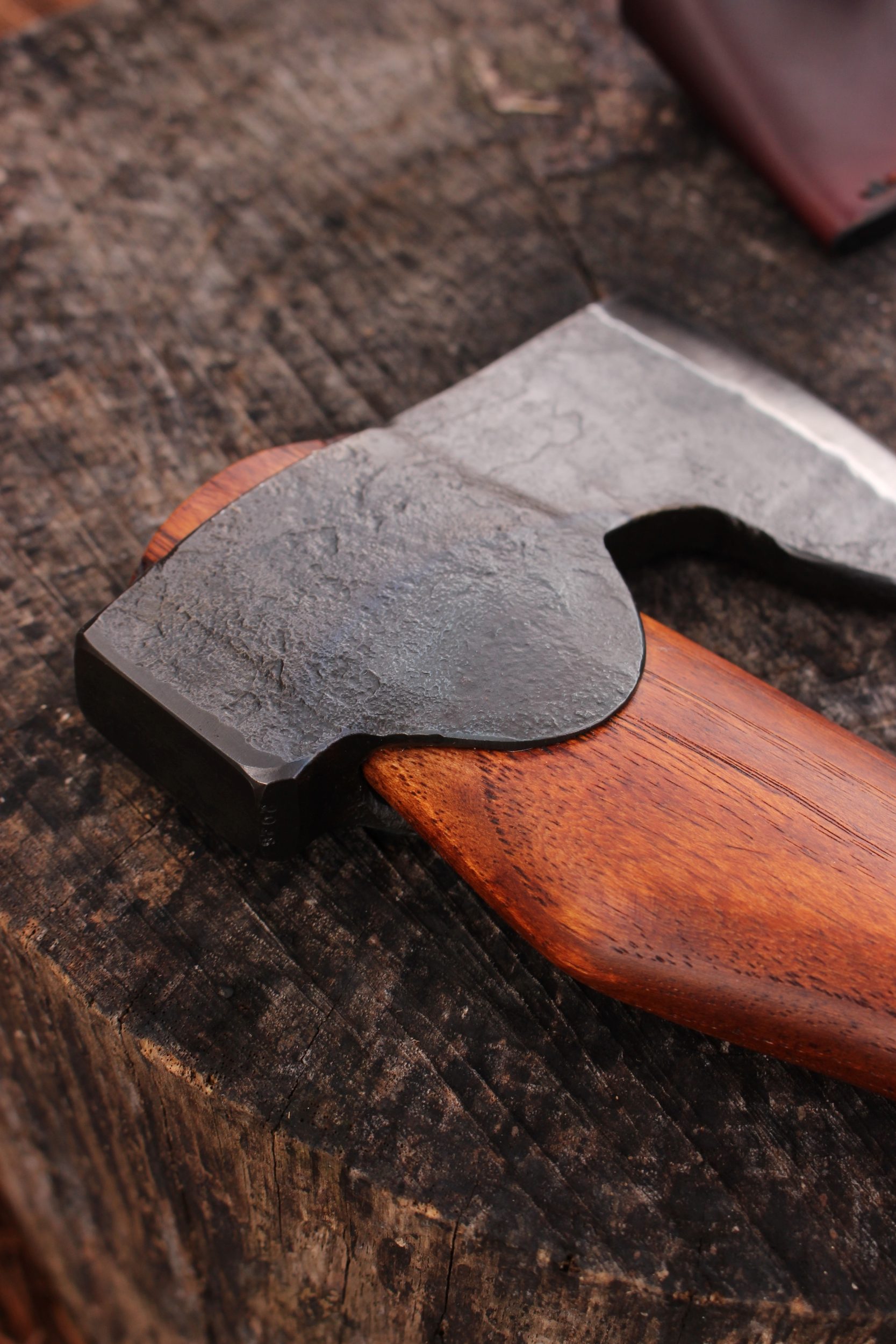 handmade, usa made, usa made axe, hatchet, chopping, wood chopping, outdoor, outdoorsman, survival, backwoodsman, hickory, axe made in amera, axes made in the usa, ike bullington, wolf valley forge, valley forge, pack axe, back packing, camping, trail axe, hunting axe, trappers axe, camp axe, bush axe, belt axe, pack axe, leather shoulder rig, chopping axe, leather axe carrier, shoulder sling for axe, Carpenter's Axe, New Wolf Valley Forge Axe Release, WVF