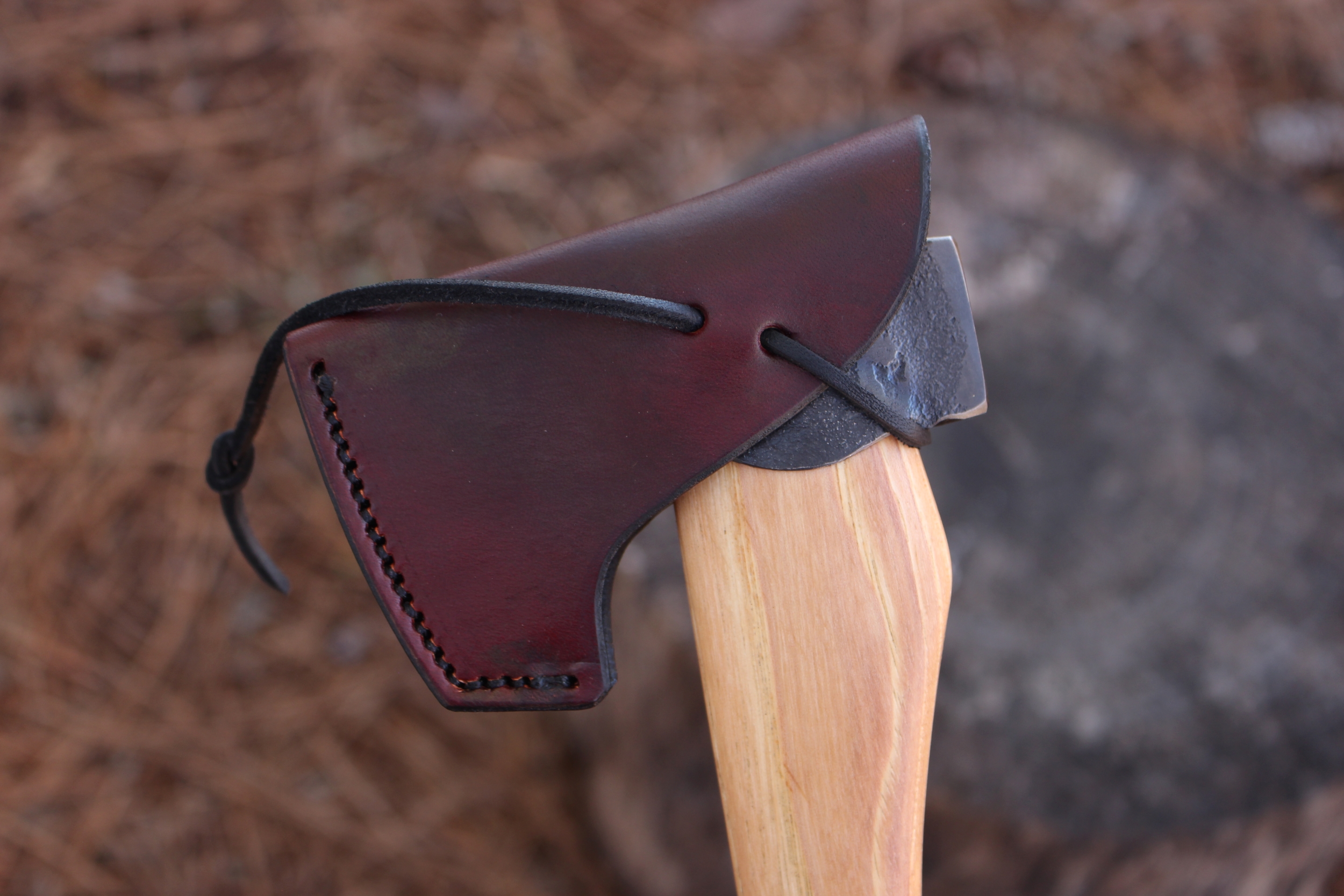 handmade, usa made, usa made axe, hatchet, chopping, wood chopping, outdoor, outdoorsman, survival, backwoodsman, hickory, axe made in amera, axes made in the usa, ike bullington, wolf valley forge, valley forge, pack axe, back packing, camping, trail axe, hunting axe, trappers axe, camp axe, bush axe, belt axe, pack axe, leather shoulder rig, chopping axe, leather axe carrier, shoulder sling for axe, Carpenter's Axe, New Wolf Valley Forge Axe Release, WVF