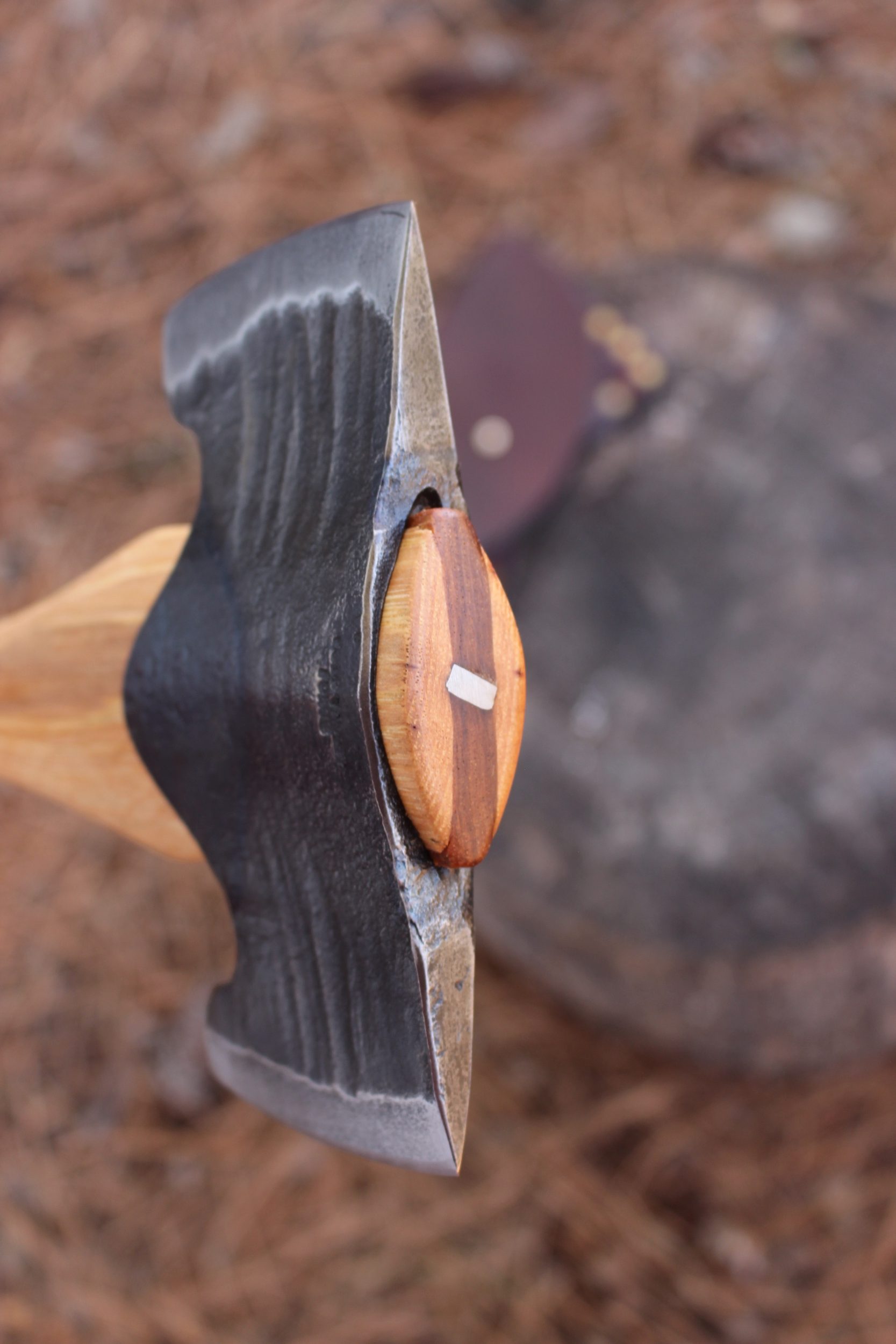 handmade, usa made, usa made axe, hatchet, chopping, wood chopping, outdoor, outdoorsman, survival, backwoodsman, hickory, axe made in amera, axes made in the usa, ike bullington, wolf valley forge, valley forge, pack axe, back packing, camping, trail axe, hunting axe, trappers axe, camp axe, bush axe, belt axe, pack axe, leather shoulder rig, chopping axe, leather axe carrier, shoulder sling for axe, Carpenter's Axe, New Wolf Valley Forge Axe Release, WVF