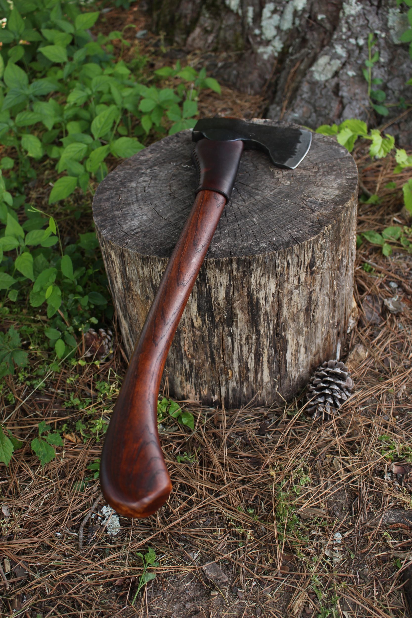 handmade, usa made, usa made axe, hatchet, chopping, wood chopping, outdoor, outdoorsman, survival, backwoodsman, hickory, axe made in amera, axes made in the usa, ike bullington, wolf valley forge, valley forge, pack axe, back packing, camping, trail axe, hunting axe, trappers axe, camp axe, bush axe, belt axe, pack axe, leather shoulder rig, chopping axe, leather axe carrier, shoulder sling for axe, Carpenter's Axe, New Wolf Valley Forge Axe Release, WVF