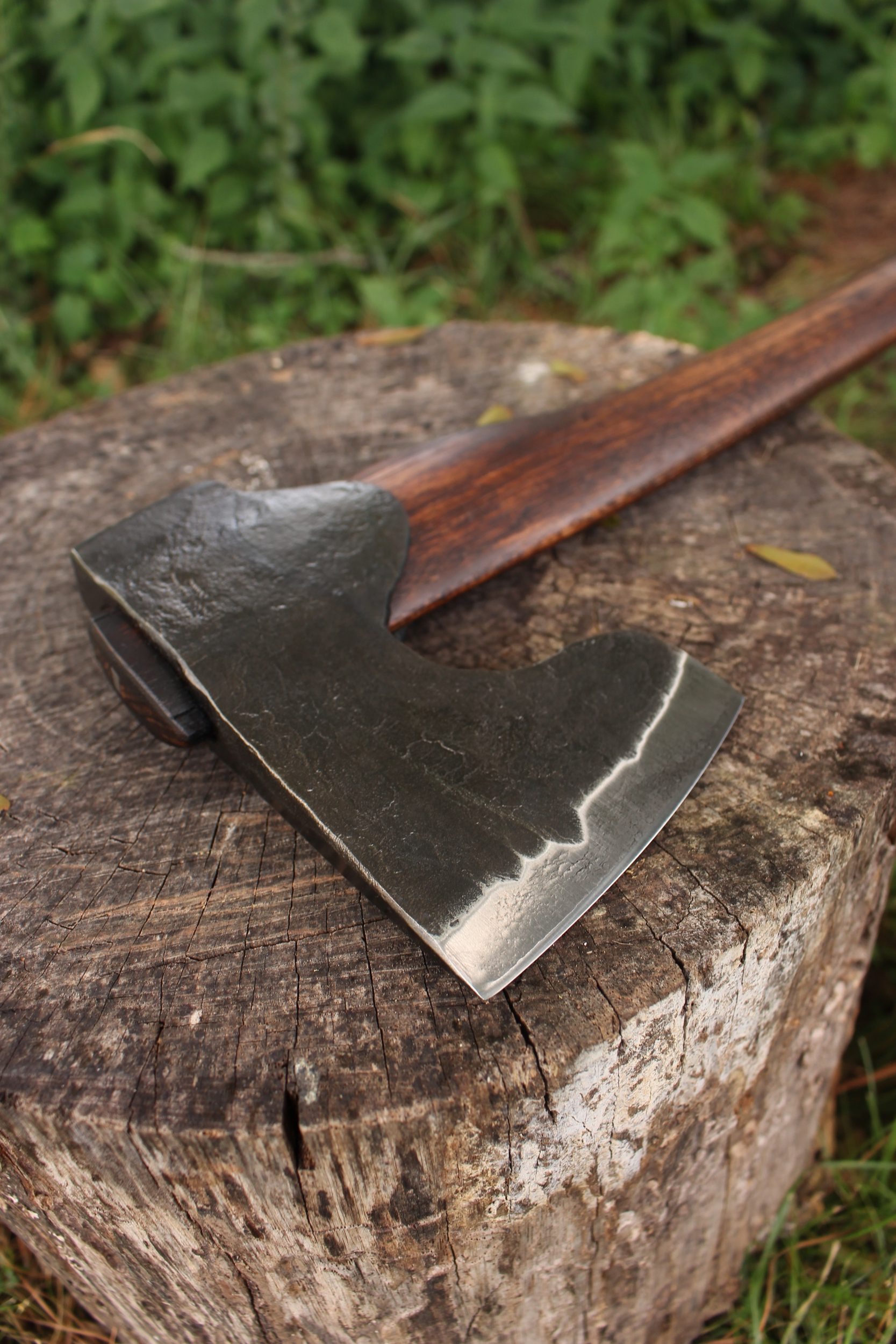 handmade, usa made, usa made axe, hatchet, chopping, wood chopping, outdoor, outdoorsman, survival, backwoodsman, hickory, axe made in amera, axes made in the usa, ike bullington, wolf valley forge, valley forge, pack axe, back packing, camping, trail axe, hunting axe, trappers axe, camp axe, bush axe, belt axe, pack axe, leather shoulder rig, chopping axe, leather axe carrier, shoulder sling for axe, Carpenter's Axe, New Wolf Valley Forge Axe Release, WVF