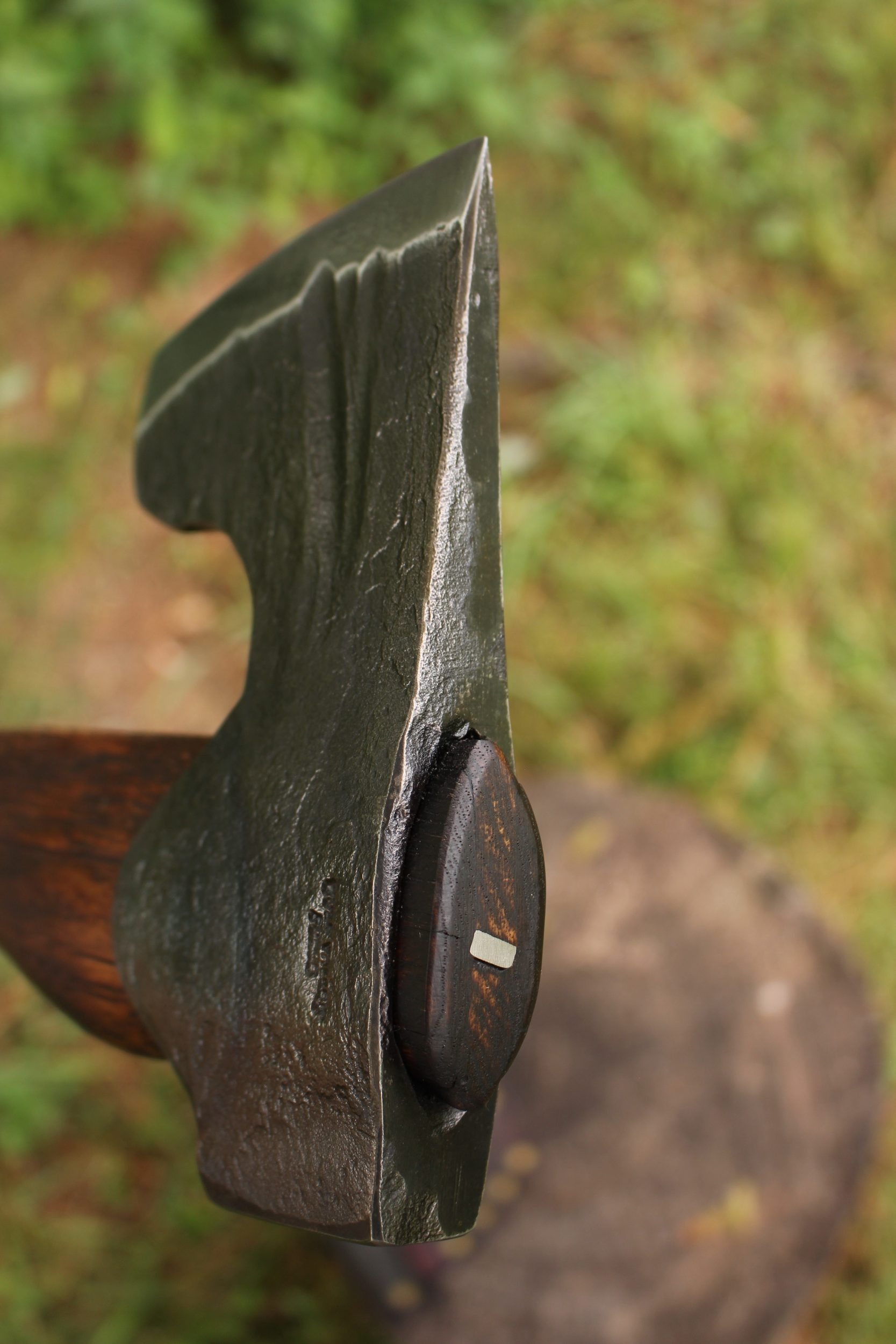 handmade, usa made, usa made axe, hatchet, chopping, wood chopping, outdoor, outdoorsman, survival, backwoodsman, hickory, axe made in amera, axes made in the usa, ike bullington, wolf valley forge, valley forge, pack axe, back packing, camping, trail axe, hunting axe, trappers axe, camp axe, bush axe, belt axe, pack axe, leather shoulder rig, chopping axe, leather axe carrier, shoulder sling for axe, Carpenter's Axe, New Wolf Valley Forge Axe Release, WVF