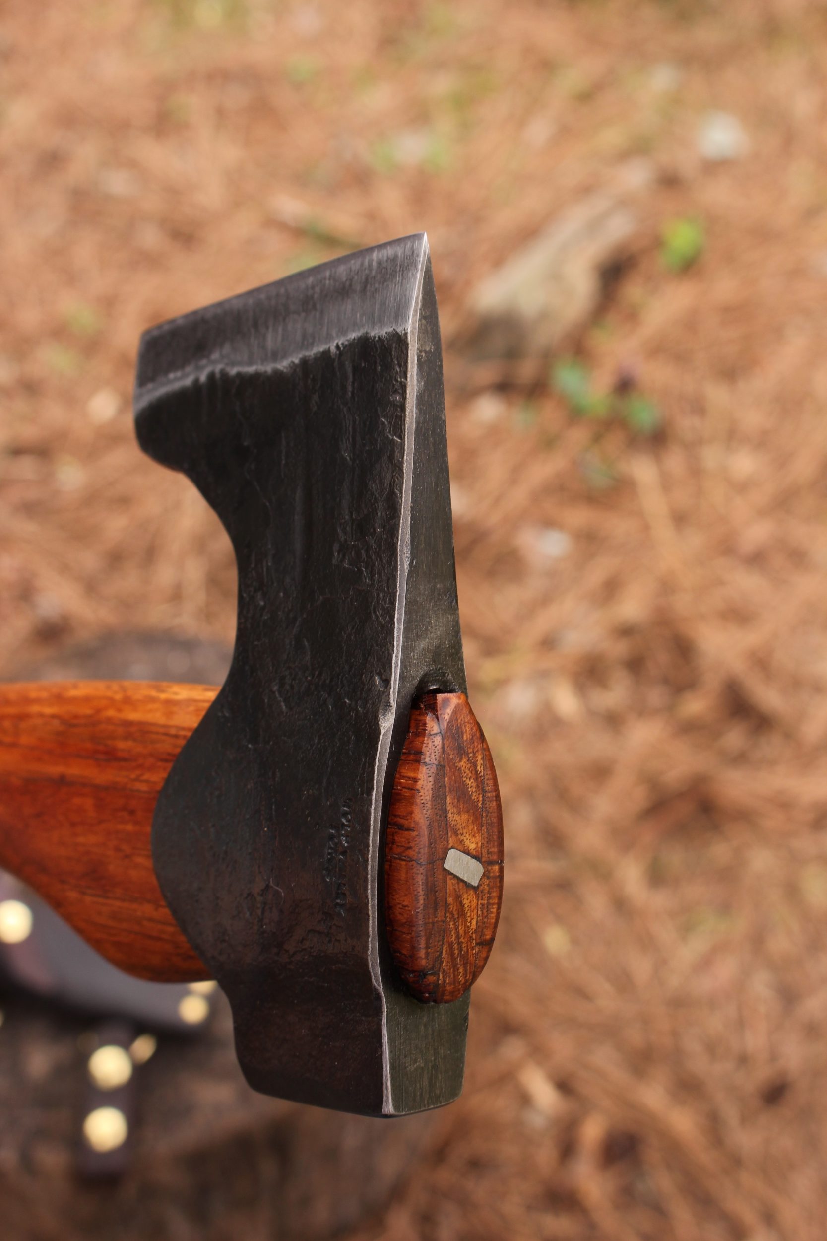 handmade, usa made, usa made axe, hatchet, chopping, wood chopping, outdoor, outdoorsman, survival, backwoodsman, hickory, axe made in amera, axes made in the usa, ike bullington, wolf valley forge, valley forge, pack axe, back packing, camping, trail axe, hunting axe, trappers axe, camp axe, bush axe, belt axe, pack axe, leather shoulder rig, chopping axe, leather axe carrier, shoulder sling for axe, Carpenter's Axe, New Wolf Valley Forge Axe Release, WVF