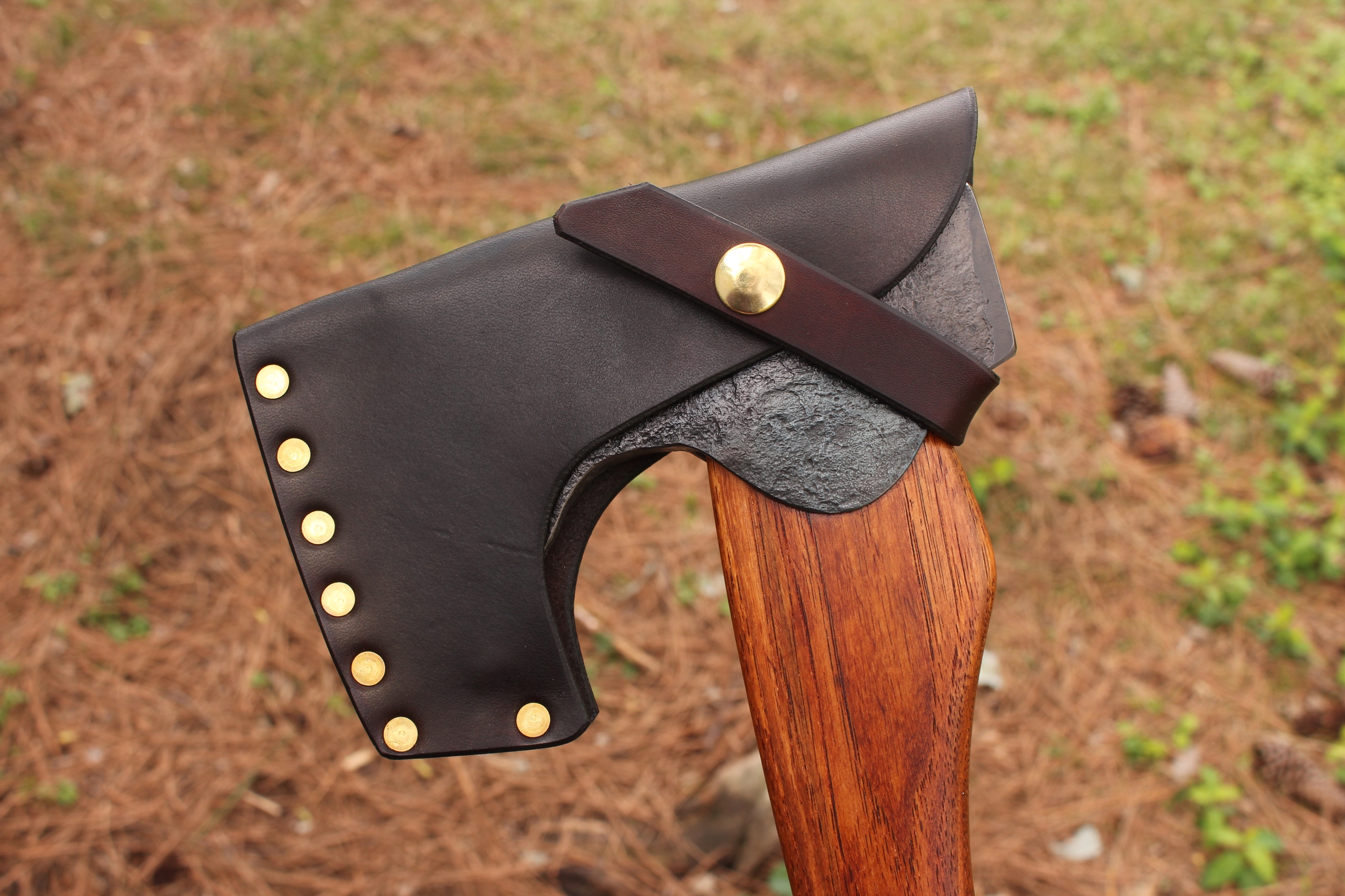 handmade, usa made, usa made axe, hatchet, chopping, wood chopping, outdoor, outdoorsman, survival, backwoodsman, hickory, axe made in amera, axes made in the usa, ike bullington, wolf valley forge, valley forge, pack axe, back packing, camping, trail axe, hunting axe, trappers axe, camp axe, bush axe, belt axe, pack axe, leather shoulder rig, chopping axe, leather axe carrier, shoulder sling for axe, Carpenter's Axe, New Wolf Valley Forge Axe Release, WVF