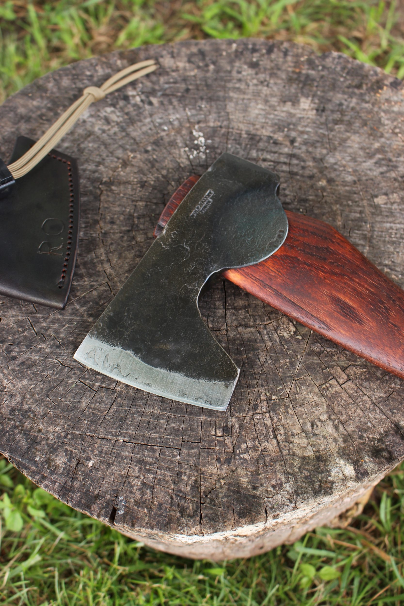handmade, usa made, usa made axe, hatchet, chopping, wood chopping, outdoor, outdoorsman, survival, backwoodsman, hickory, axe made in amera, axes made in the usa, ike bullington, wolf valley forge, valley forge, pack axe, back packing, camping, trail axe, hunting axe, trappers axe, camp axe, bush axe, belt axe, pack axe, leather shoulder rig, chopping axe, leather axe carrier, shoulder sling for axe, Carpenter's Axe, New Wolf Valley Forge Axe Release, WVF