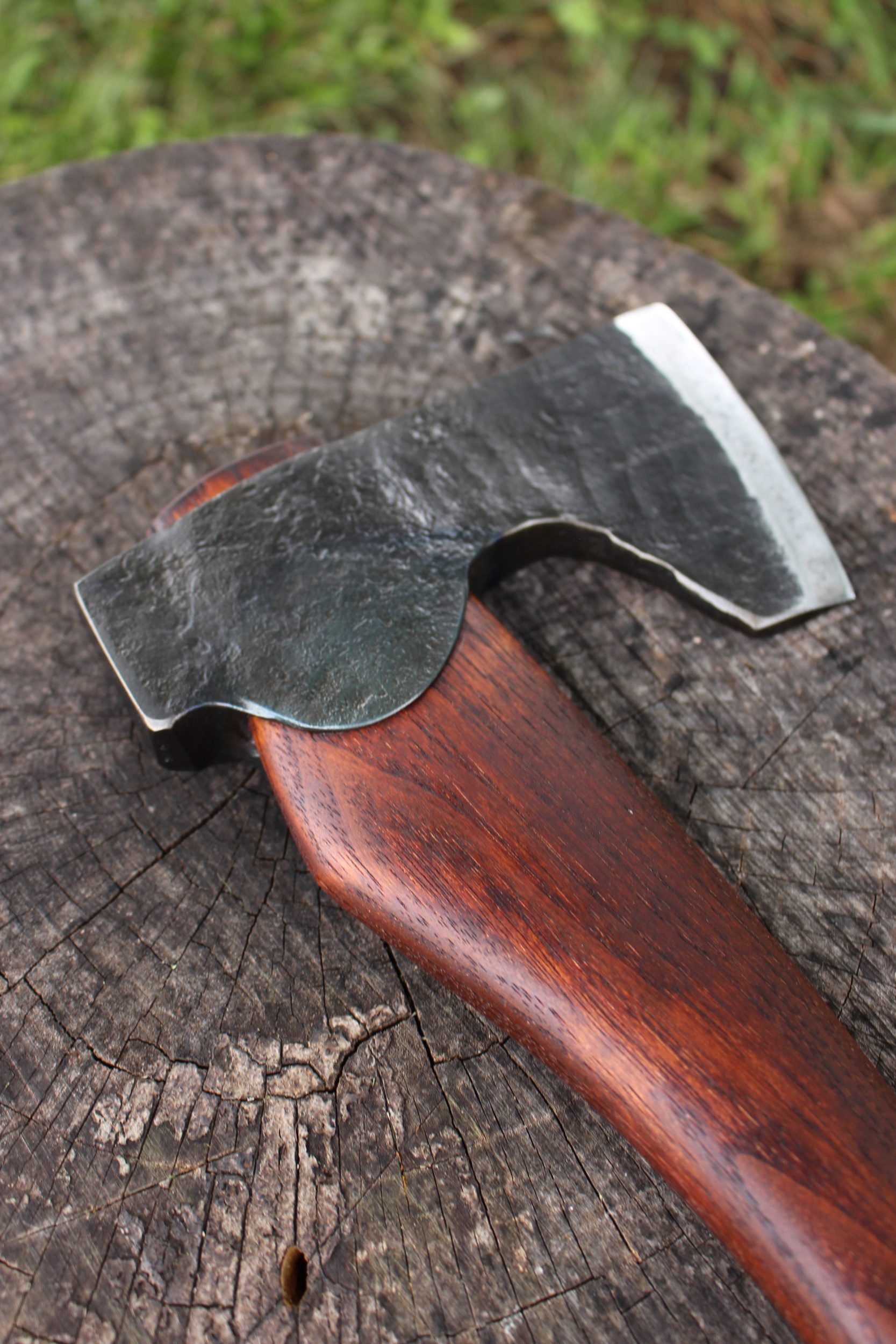 handmade, usa made, usa made axe, hatchet, chopping, wood chopping, outdoor, outdoorsman, survival, backwoodsman, hickory, axe made in amera, axes made in the usa, ike bullington, wolf valley forge, valley forge, pack axe, back packing, camping, trail axe, hunting axe, trappers axe, camp axe, bush axe, belt axe, pack axe, leather shoulder rig, chopping axe, leather axe carrier, shoulder sling for axe, Carpenter's Axe, New Wolf Valley Forge Axe Release, WVF
