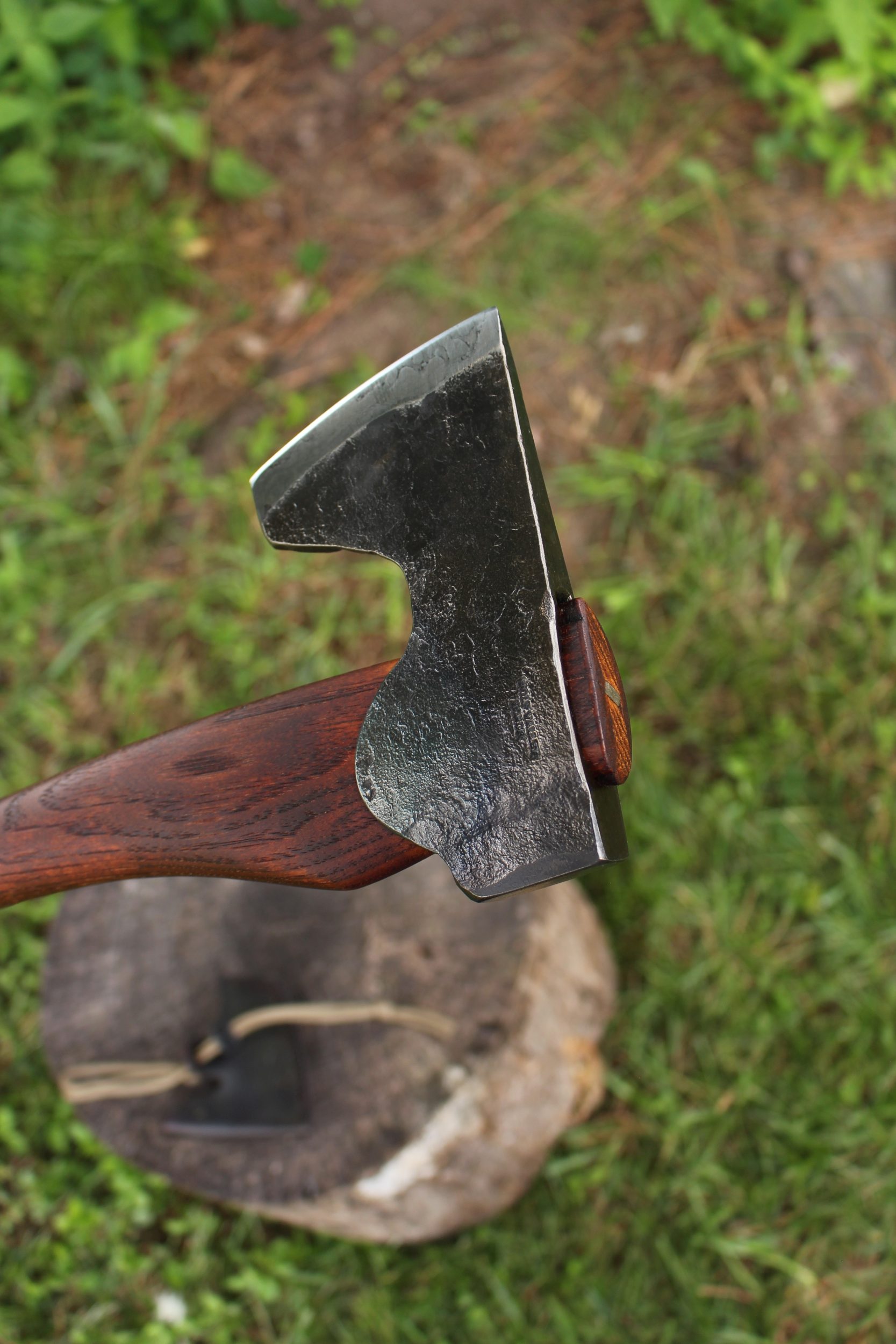 handmade, usa made, usa made axe, hatchet, chopping, wood chopping, outdoor, outdoorsman, survival, backwoodsman, hickory, axe made in amera, axes made in the usa, ike bullington, wolf valley forge, valley forge, pack axe, back packing, camping, trail axe, hunting axe, trappers axe, camp axe, bush axe, belt axe, pack axe, leather shoulder rig, chopping axe, leather axe carrier, shoulder sling for axe, Carpenter's Axe, New Wolf Valley Forge Axe Release, WVF