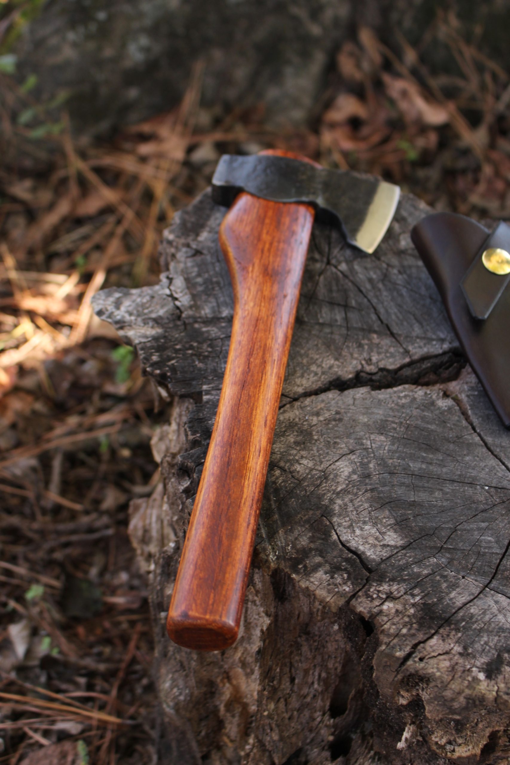 handmade, usa made, usa made axe, hatchet, chopping, wood chopping, outdoor, outdoorsman, survival, backwoodsman, hickory, axe made in amera, axes made in the usa, ike bullington, wolf valley forge, valley forge, pack axe, back packing, camping, trail axe, hunting axe, trappers axe, camp axe, bush axe, belt axe, pack axe, leather shoulder rig, chopping axe, leather axe carrier, shoulder sling for axe, Carpenter's Axe, New Wolf Valley Forge Axe Release, WVF