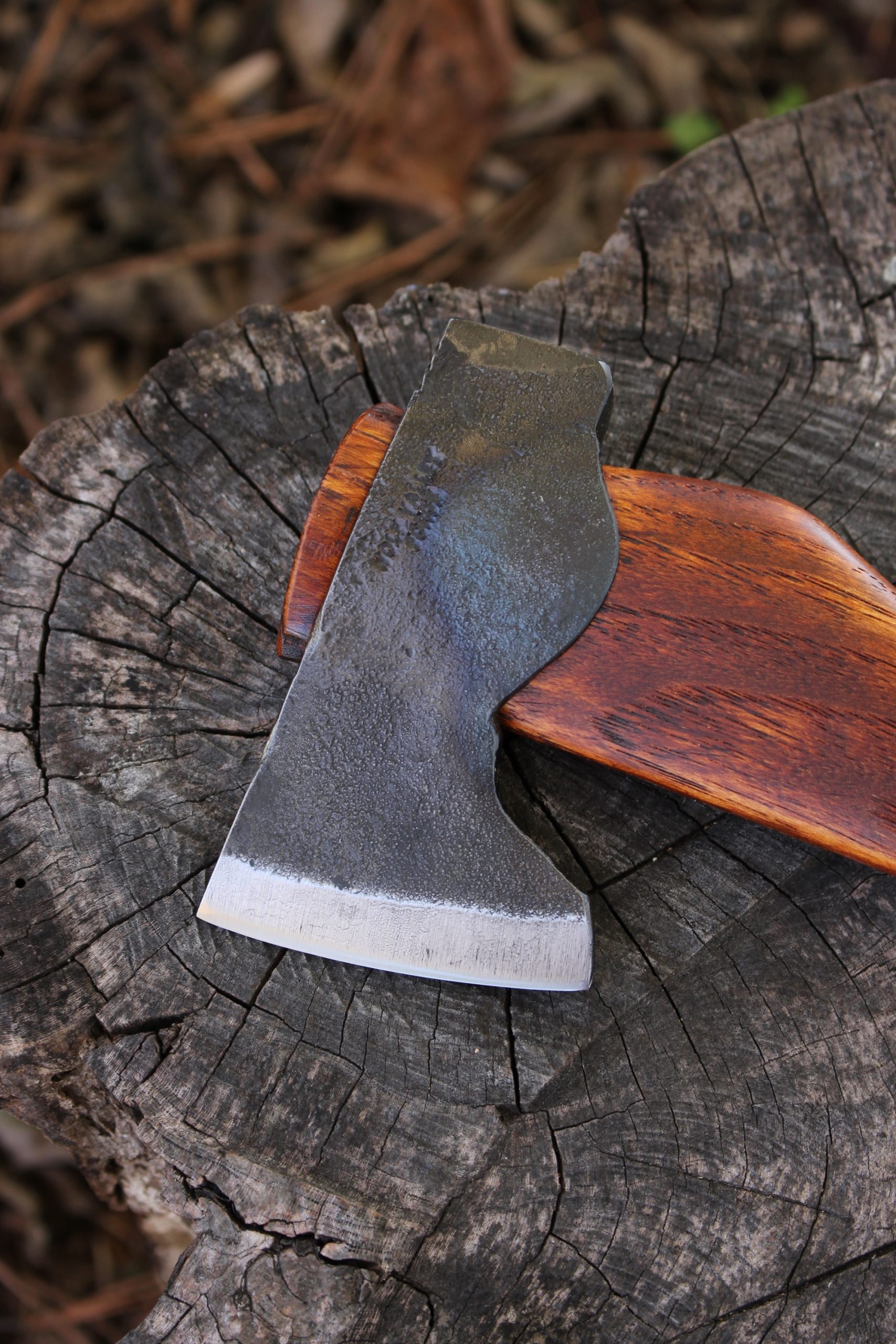 handmade, usa made, usa made axe, hatchet, chopping, wood chopping, outdoor, outdoorsman, survival, backwoodsman, hickory, axe made in amera, axes made in the usa, ike bullington, wolf valley forge, valley forge, pack axe, back packing, camping, trail axe, hunting axe, trappers axe, camp axe, bush axe, belt axe, pack axe, leather shoulder rig, chopping axe, leather axe carrier, shoulder sling for axe, Carpenter's Axe, New Wolf Valley Forge Axe Release, WVF