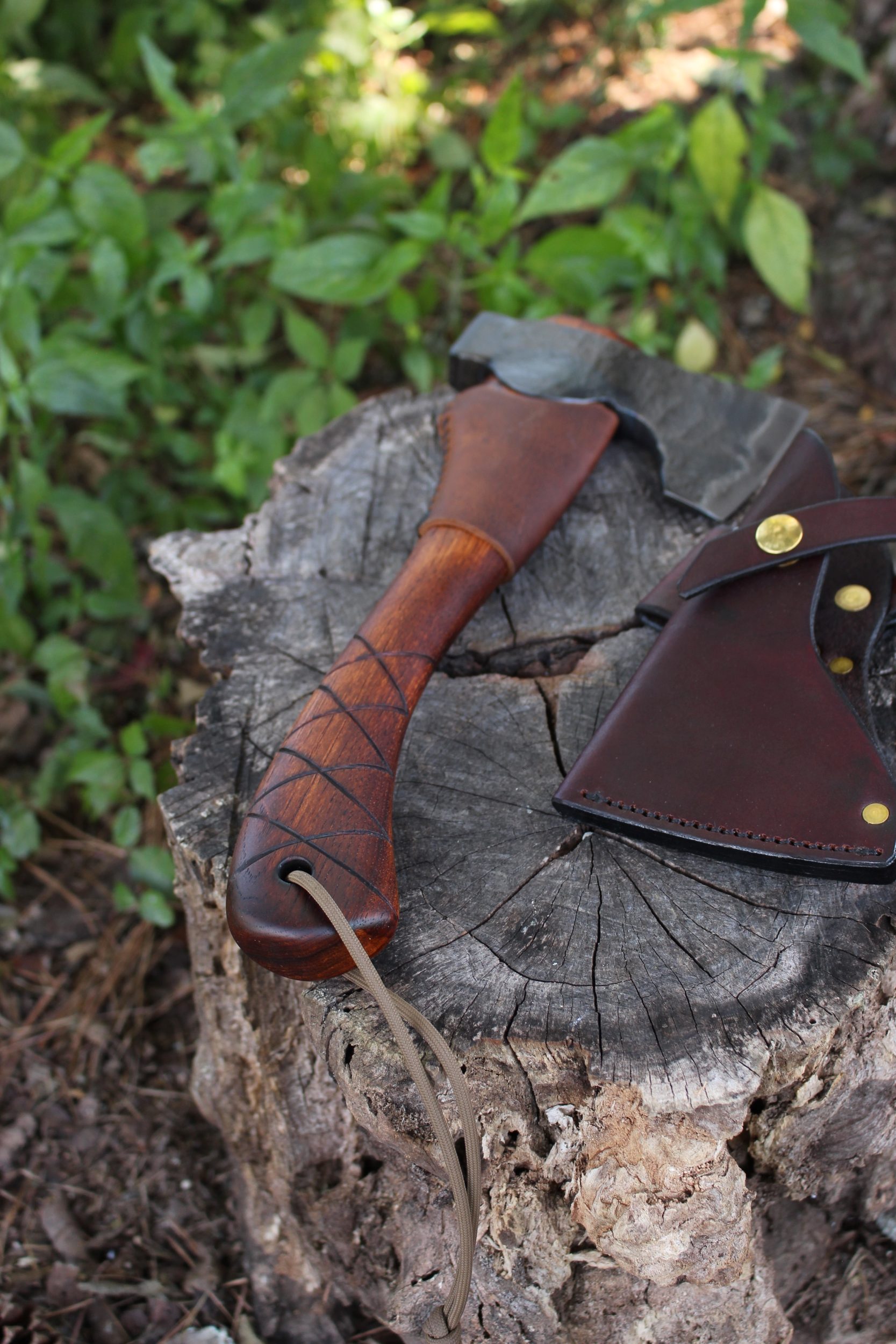 handmade, usa made, usa made axe, hatchet, chopping, wood chopping, outdoor, outdoorsman, survival, backwoodsman, hickory, axe made in amera, axes made in the usa, ike bullington, wolf valley forge, valley forge, pack axe, back packing, camping, trail axe, hunting axe, trappers axe, camp axe, bush axe, belt axe, pack axe, leather shoulder rig, chopping axe, leather axe carrier, shoulder sling for axe, Carpenter's Axe, New Wolf Valley Forge Axe Release, WVF