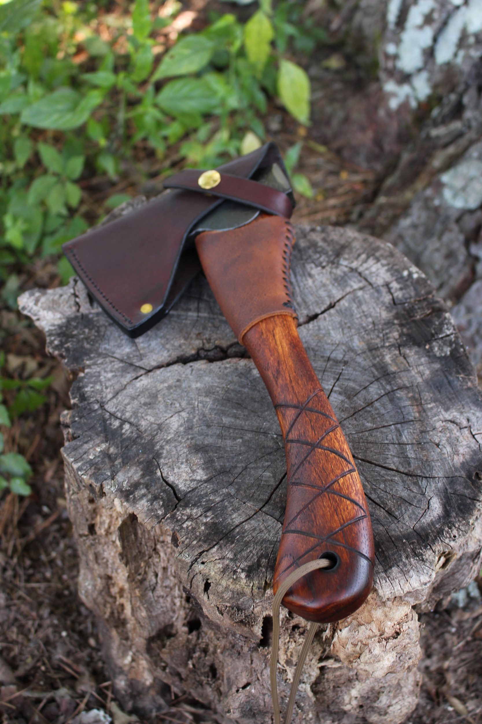 handmade, usa made, usa made axe, hatchet, chopping, wood chopping, outdoor, outdoorsman, survival, backwoodsman, hickory, axe made in amera, axes made in the usa, ike bullington, wolf valley forge, valley forge, pack axe, back packing, camping, trail axe, hunting axe, trappers axe, camp axe, bush axe, belt axe, pack axe, leather shoulder rig, chopping axe, leather axe carrier, shoulder sling for axe, Carpenter's Axe, New Wolf Valley Forge Axe Release, WVF