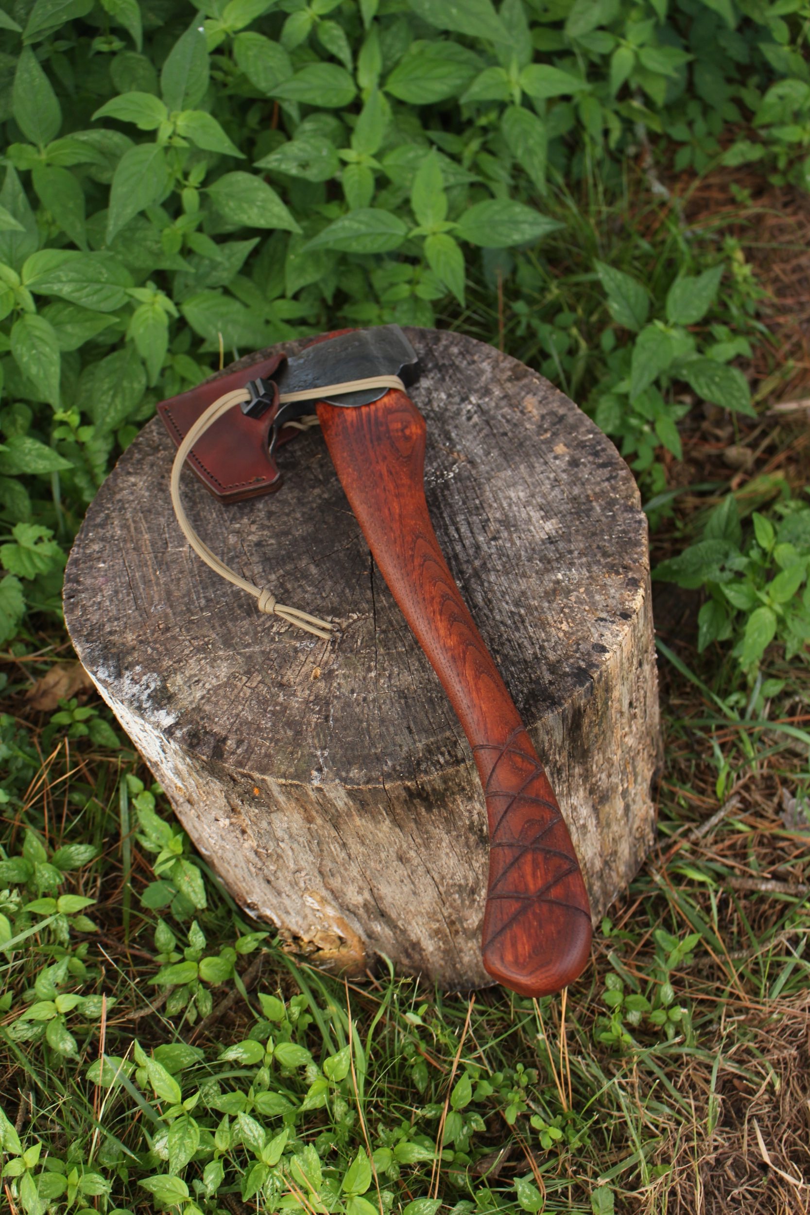 handmade, usa made, usa made axe, hatchet, chopping, wood chopping, outdoor, outdoorsman, survival, backwoodsman, hickory, axe made in america, axes made in the usa, ike bullington, wolf valley forge, valley forge, pack axe, back packing, camping, trail axe, hunting axe, trappers axe, camp axe, bush axe, belt axe, pack axe, leather shoulder rig, chopping axe, leather axe carrier, shoulder sling for axe, carpenter's axe, Wolf Valley Forge, Wolf Valley Forge axe release, Axe Wax, haversack, go back, man purse, man bag, canvas bag, reenactor, reenacting