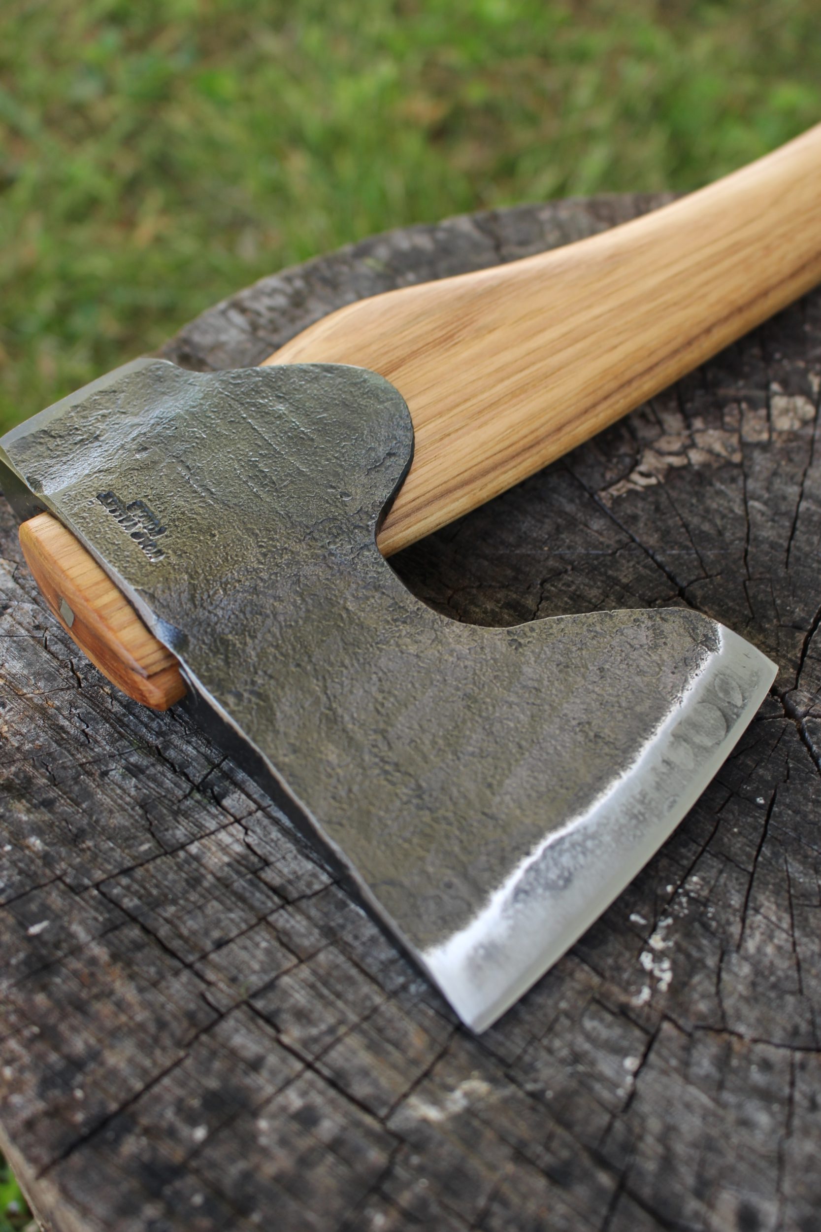 handmade, usa made, usa made axe, hatchet, chopping, wood chopping, outdoor, outdoorsman, survival, backwoodsman, hickory, axe made in america, axes made in the usa, ike bullington, wolf valley forge, valley forge, pack axe, back packing, camping, trail axe, hunting axe, trappers axe, camp axe, bush axe, belt axe, pack axe, leather shoulder rig, chopping axe, leather axe carrier, shoulder sling for axe, carpenter's axe, Wolf Valley Forge, Wolf Valley Forge axe release, Axe Wax, haversack, go back, man purse, man bag, canvas bag, reenactor, reenacting