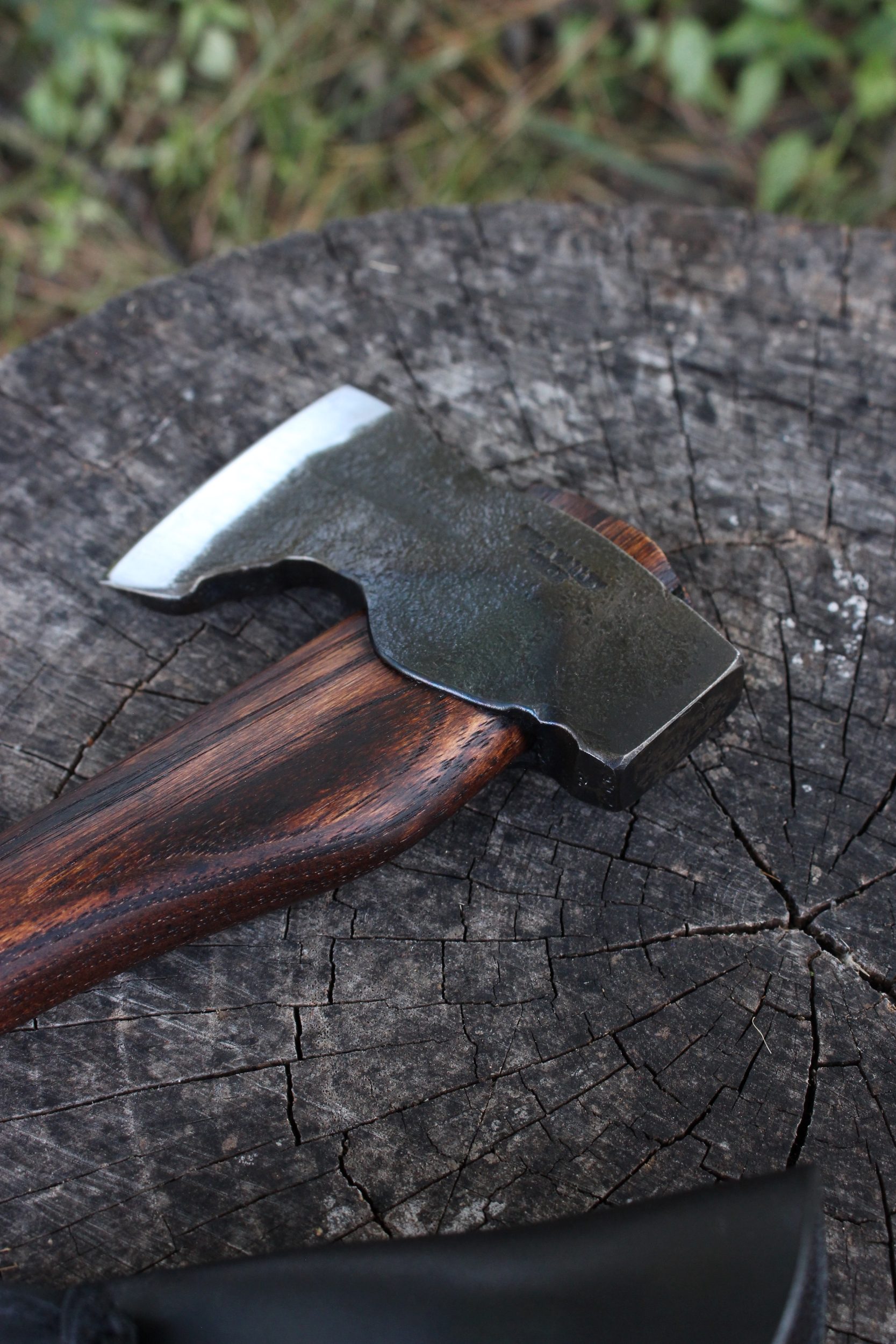 handmade, usa made, usa made axe, hatchet, chopping, wood chopping, outdoor, outdoorsman, survival, backwoodsman, hickory, axe made in america, axes made in the usa, ike bullington, wolf valley forge, valley forge, pack axe, back packing, camping, trail axe, hunting axe, trappers axe, camp axe, bush axe, belt axe, pack axe, leather shoulder rig, chopping axe, leather axe carrier, shoulder sling for axe, carpenter's axe, Wolf Valley Forge, Wolf Valley Forge axe release, Axe Wax, haversack, go back, man purse, man bag, canvas bag, reenactor, reenacting