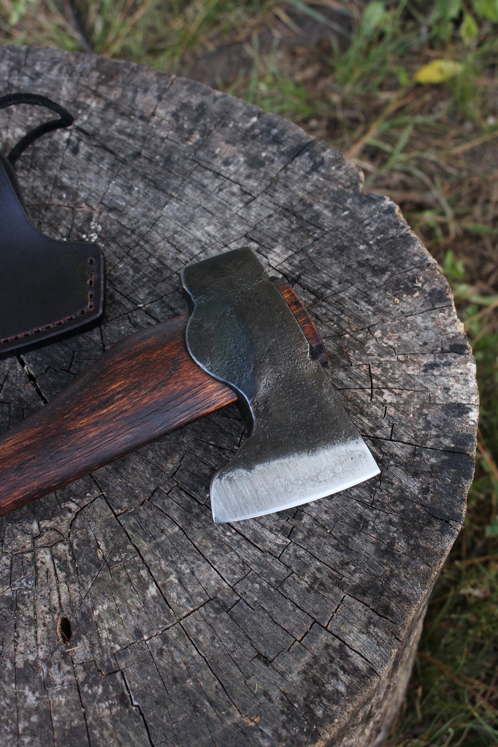 handmade, usa made, usa made axe, hatchet, chopping, wood chopping, outdoor, outdoorsman, survival, backwoodsman, hickory, axe made in america, axes made in the usa, ike bullington, wolf valley forge, valley forge, pack axe, back packing, camping, trail axe, hunting axe, trappers axe, camp axe, bush axe, belt axe, pack axe, leather shoulder rig, chopping axe, leather axe carrier, shoulder sling for axe, carpenter's axe, Wolf Valley Forge, Wolf Valley Forge axe release, Axe Wax, haversack, go back, man purse, man bag, canvas bag, reenactor, reenacting