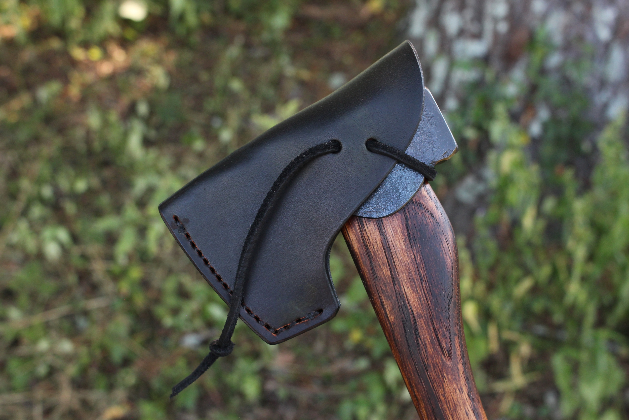handmade, usa made, usa made axe, hatchet, chopping, wood chopping, outdoor, outdoorsman, survival, backwoodsman, hickory, axe made in america, axes made in the usa, ike bullington, wolf valley forge, valley forge, pack axe, back packing, camping, trail axe, hunting axe, trappers axe, camp axe, bush axe, belt axe, pack axe, leather shoulder rig, chopping axe, leather axe carrier, shoulder sling for axe, carpenter's axe, Wolf Valley Forge, Wolf Valley Forge axe release, Axe Wax, haversack, go back, man purse, man bag, canvas bag, reenactor, reenacting