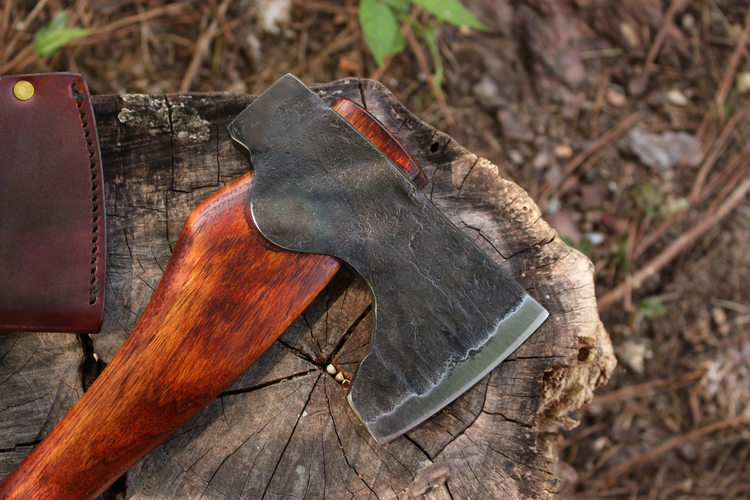 handmade, usa made, usa made axe, hatchet, chopping, wood chopping, outdoor, outdoorsman, survival, backwoodsman, hickory, axe made in america, axes made in the usa, ike bullington, wolf valley forge, valley forge, pack axe, back packing, camping, trail axe, hunting axe, trappers axe, camp axe, bush axe, belt axe, pack axe, leather shoulder rig, chopping axe, leather axe carrier, shoulder sling for axe, carpenter's axe, Wolf Valley Forge, Wolf Valley Forge axe release, Axe Wax, haversack, go back, man purse, man bag, canvas bag, reenactor, reenacting