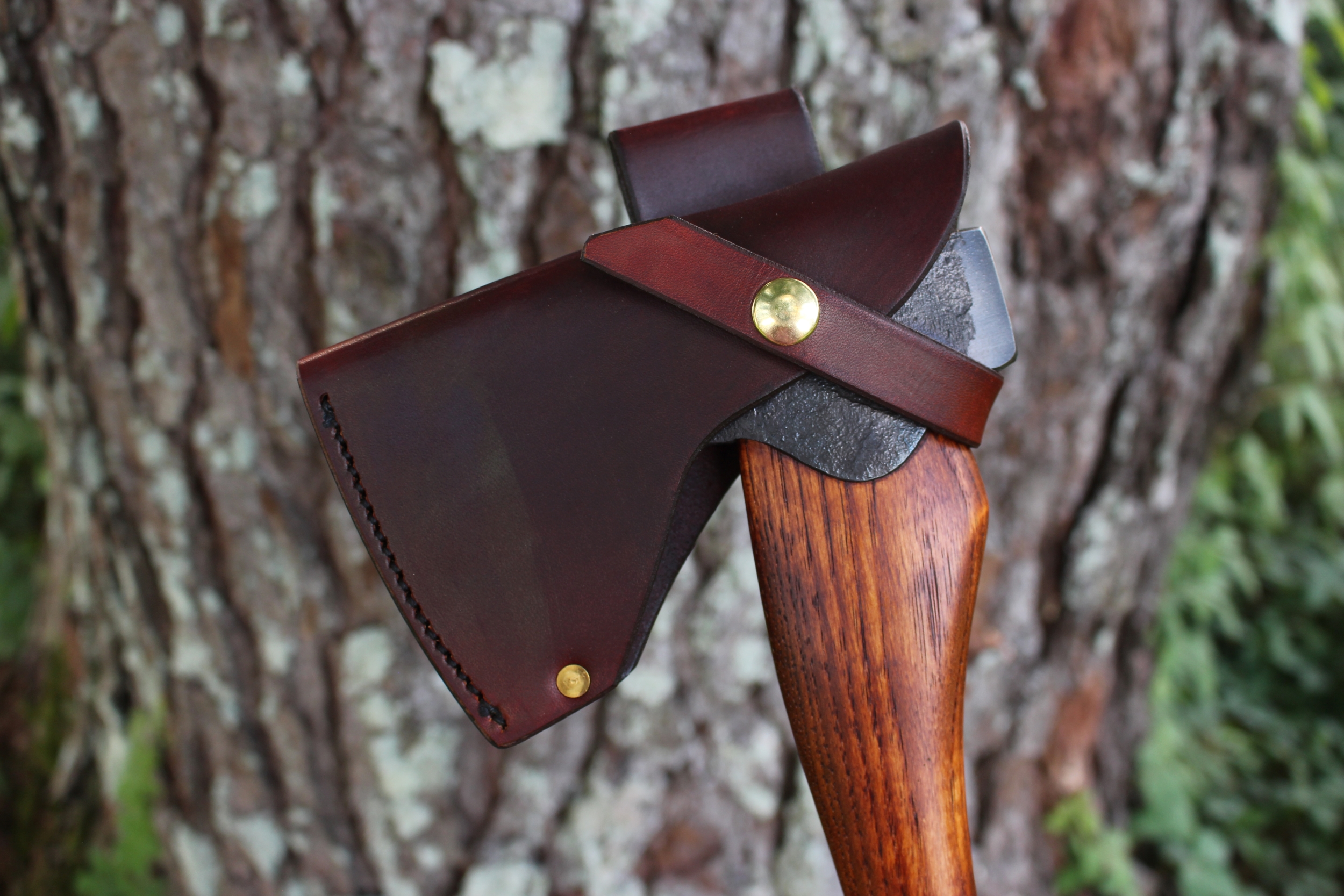 handmade, usa made, usa made axe, hatchet, chopping, wood chopping, outdoor, outdoorsman, survival, backwoodsman, hickory, axe made in america, axes made in the usa, ike bullington, wolf valley forge, valley forge, pack axe, back packing, camping, trail axe, hunting axe, trappers axe, camp axe, bush axe, belt axe, pack axe, leather shoulder rig, chopping axe, leather axe carrier, shoulder sling for axe, carpenter's axe, Wolf Valley Forge, Wolf Valley Forge axe release, Axe Wax, haversack, go back, man purse, man bag, canvas bag, reenactor, reenacting