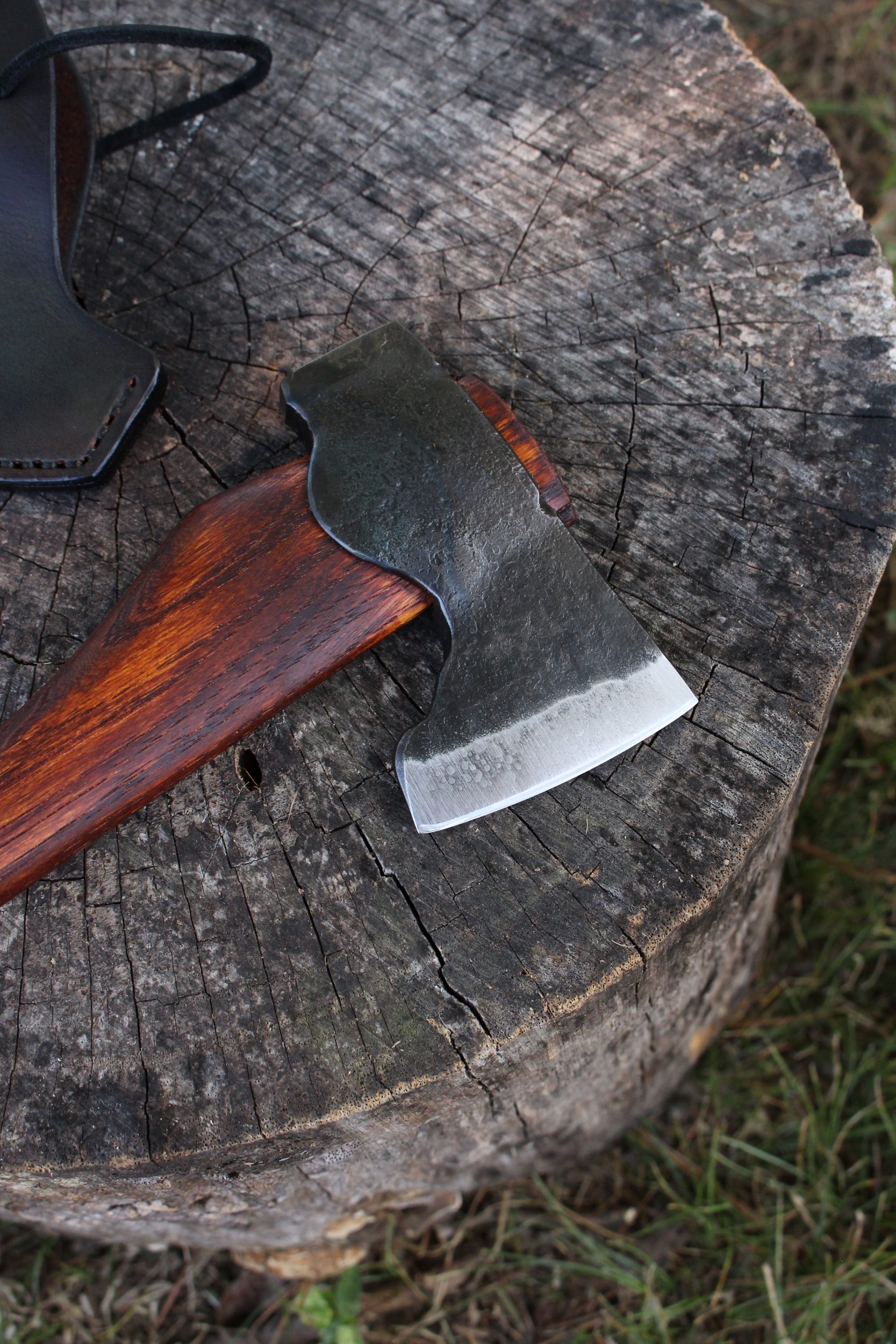 handmade, usa made, usa made axe, hatchet, chopping, wood chopping, outdoor, outdoorsman, survival, backwoodsman, hickory, axe made in america, axes made in the usa, ike bullington, wolf valley forge, valley forge, pack axe, back packing, camping, trail axe, hunting axe, trappers axe, camp axe, bush axe, belt axe, pack axe, leather shoulder rig, chopping axe, leather axe carrier, shoulder sling for axe, carpenter's axe, Wolf Valley Forge, Wolf Valley Forge axe release, Axe Wax, haversack, go back, man purse, man bag, canvas bag, reenactor, reenacting