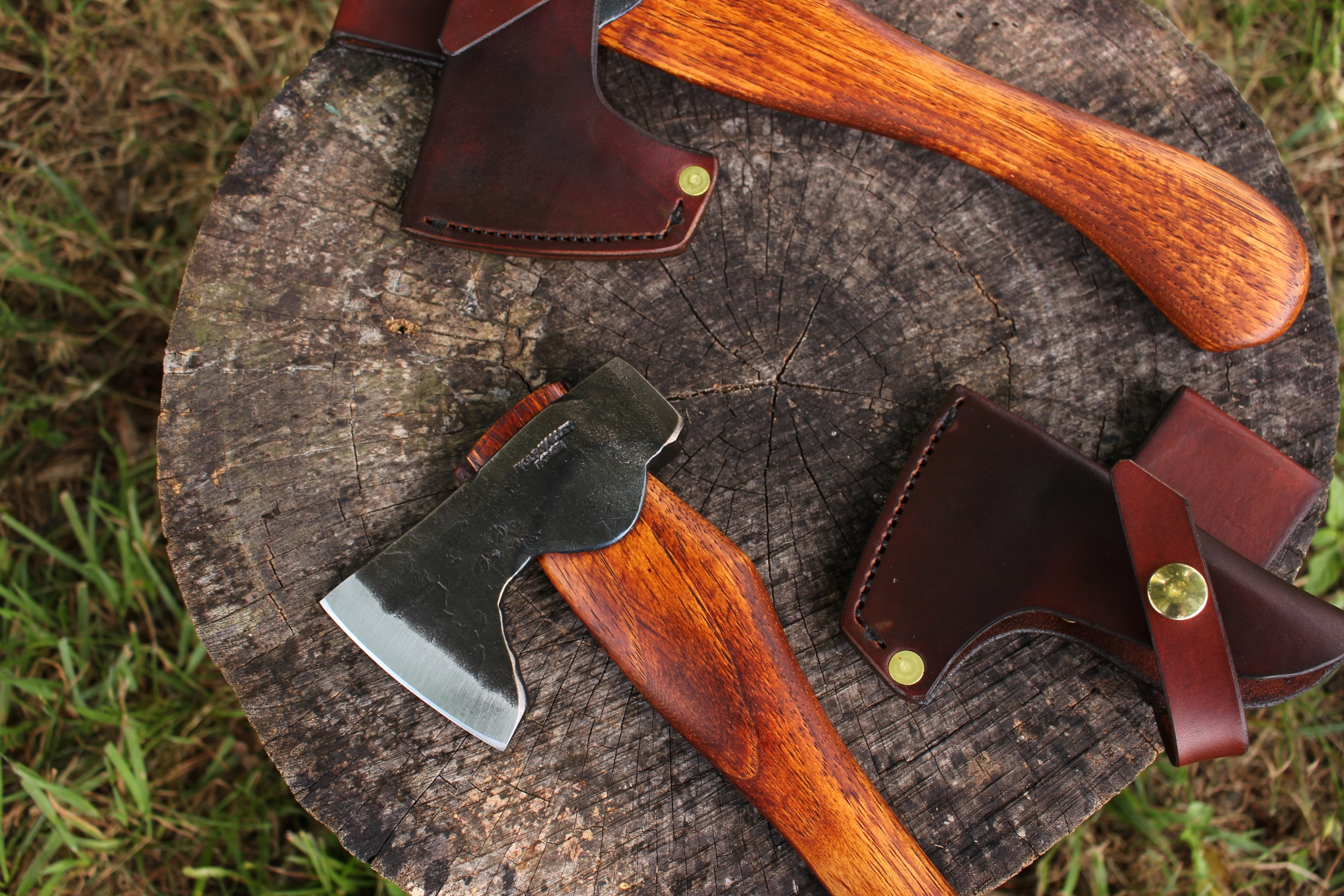 handmade, usa made, usa made axe, hatchet, chopping, wood chopping, outdoor, outdoorsman, survival, backwoodsman, hickory, axe made in america, axes made in the usa, ike bullington, wolf valley forge, valley forge, pack axe, back packing, camping, trail axe, hunting axe, trappers axe, camp axe, bush axe, belt axe, pack axe, leather shoulder rig, chopping axe, leather axe carrier, shoulder sling for axe, carpenter's axe, Wolf Valley Forge, Wolf Valley Forge axe release, Axe Wax, haversack, go back, man purse, man bag, canvas bag, reenactor, reenacting