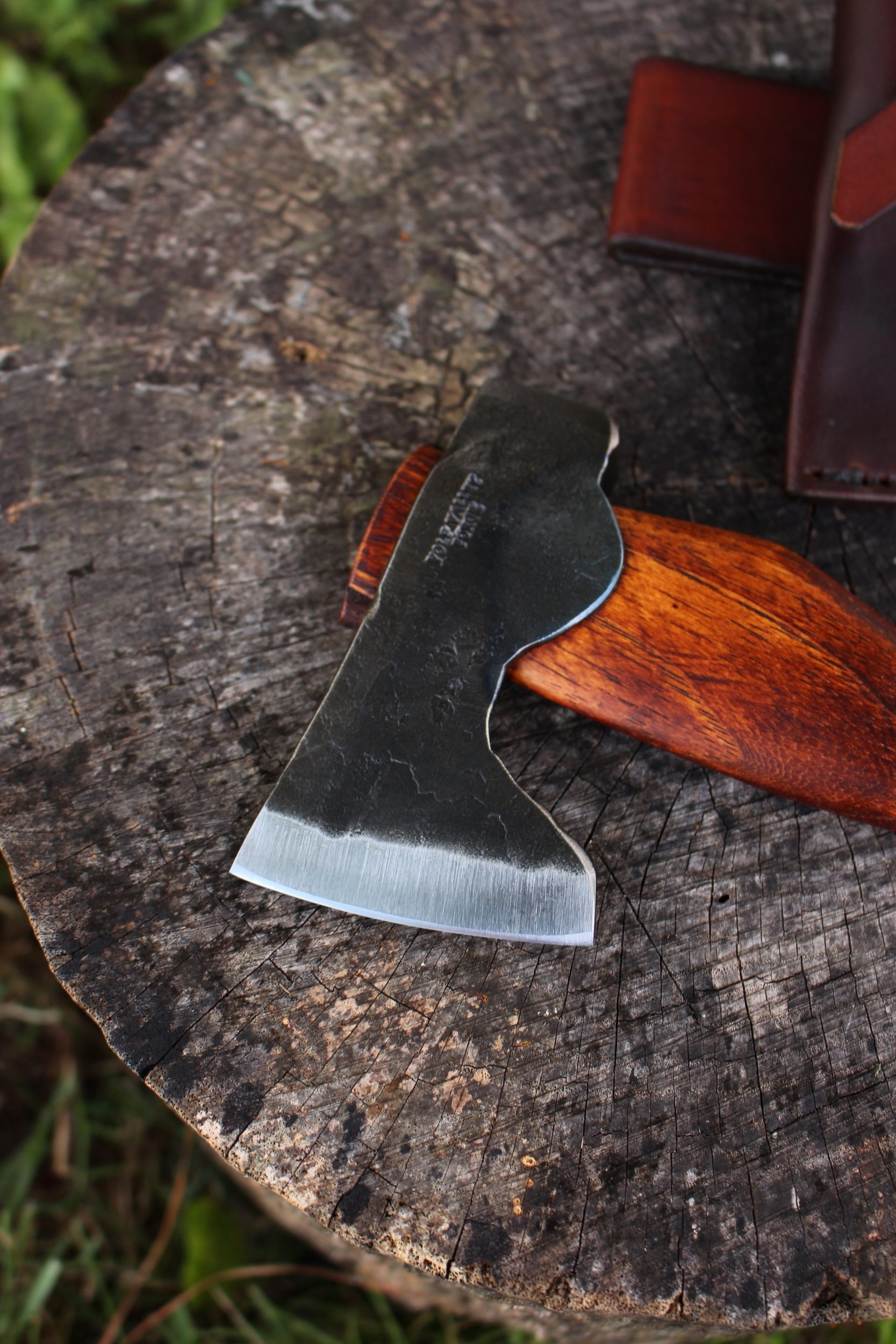 handmade, usa made, usa made axe, hatchet, chopping, wood chopping, outdoor, outdoorsman, survival, backwoodsman, hickory, axe made in america, axes made in the usa, ike bullington, wolf valley forge, valley forge, pack axe, back packing, camping, trail axe, hunting axe, trappers axe, camp axe, bush axe, belt axe, pack axe, leather shoulder rig, chopping axe, leather axe carrier, shoulder sling for axe, carpenter's axe, Wolf Valley Forge, Wolf Valley Forge axe release, Axe Wax, haversack, go back, man purse, man bag, canvas bag, reenactor, reenacting