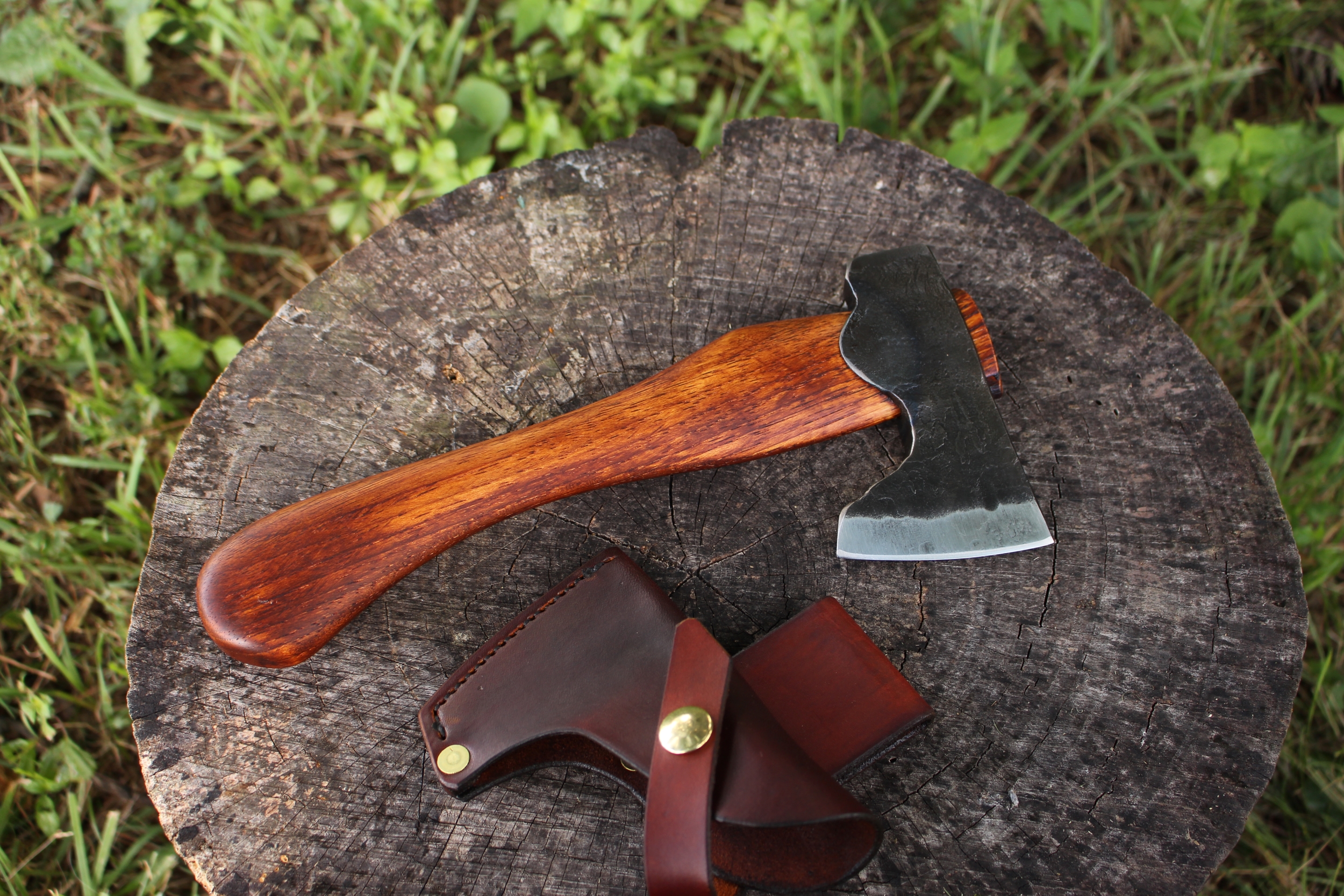 handmade, usa made, usa made axe, hatchet, chopping, wood chopping, outdoor, outdoorsman, survival, backwoodsman, hickory, axe made in america, axes made in the usa, ike bullington, wolf valley forge, valley forge, pack axe, back packing, camping, trail axe, hunting axe, trappers axe, camp axe, bush axe, belt axe, pack axe, leather shoulder rig, chopping axe, leather axe carrier, shoulder sling for axe, carpenter's axe, Wolf Valley Forge, Wolf Valley Forge axe release, Axe Wax, haversack, go back, man purse, man bag, canvas bag, reenactor, reenacting
