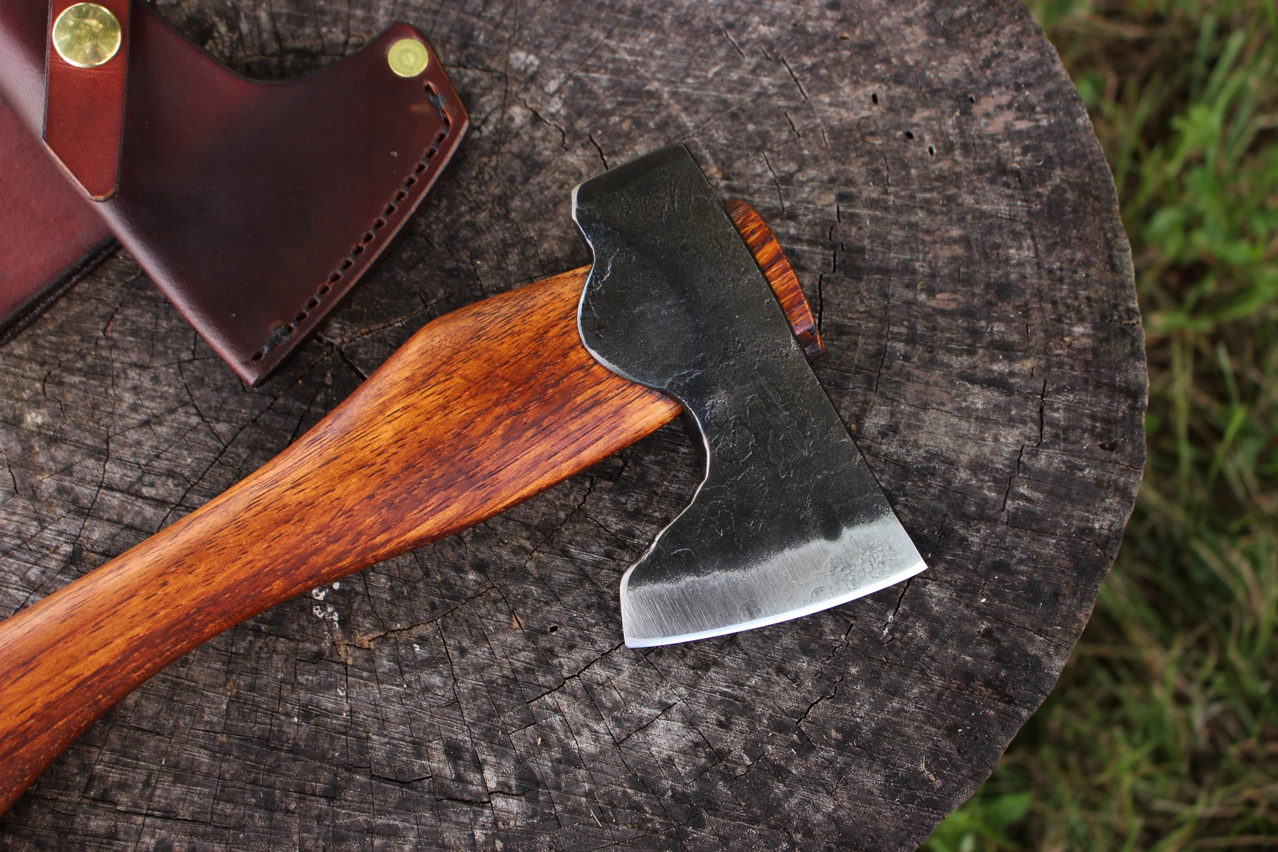 handmade, usa made, usa made axe, hatchet, chopping, wood chopping, outdoor, outdoorsman, survival, backwoodsman, hickory, axe made in america, axes made in the usa, ike bullington, wolf valley forge, valley forge, pack axe, back packing, camping, trail axe, hunting axe, trappers axe, camp axe, bush axe, belt axe, pack axe, leather shoulder rig, chopping axe, leather axe carrier, shoulder sling for axe, carpenter's axe, Wolf Valley Forge, Wolf Valley Forge axe release, Axe Wax, haversack, go back, man purse, man bag, canvas bag, reenactor, reenacting
