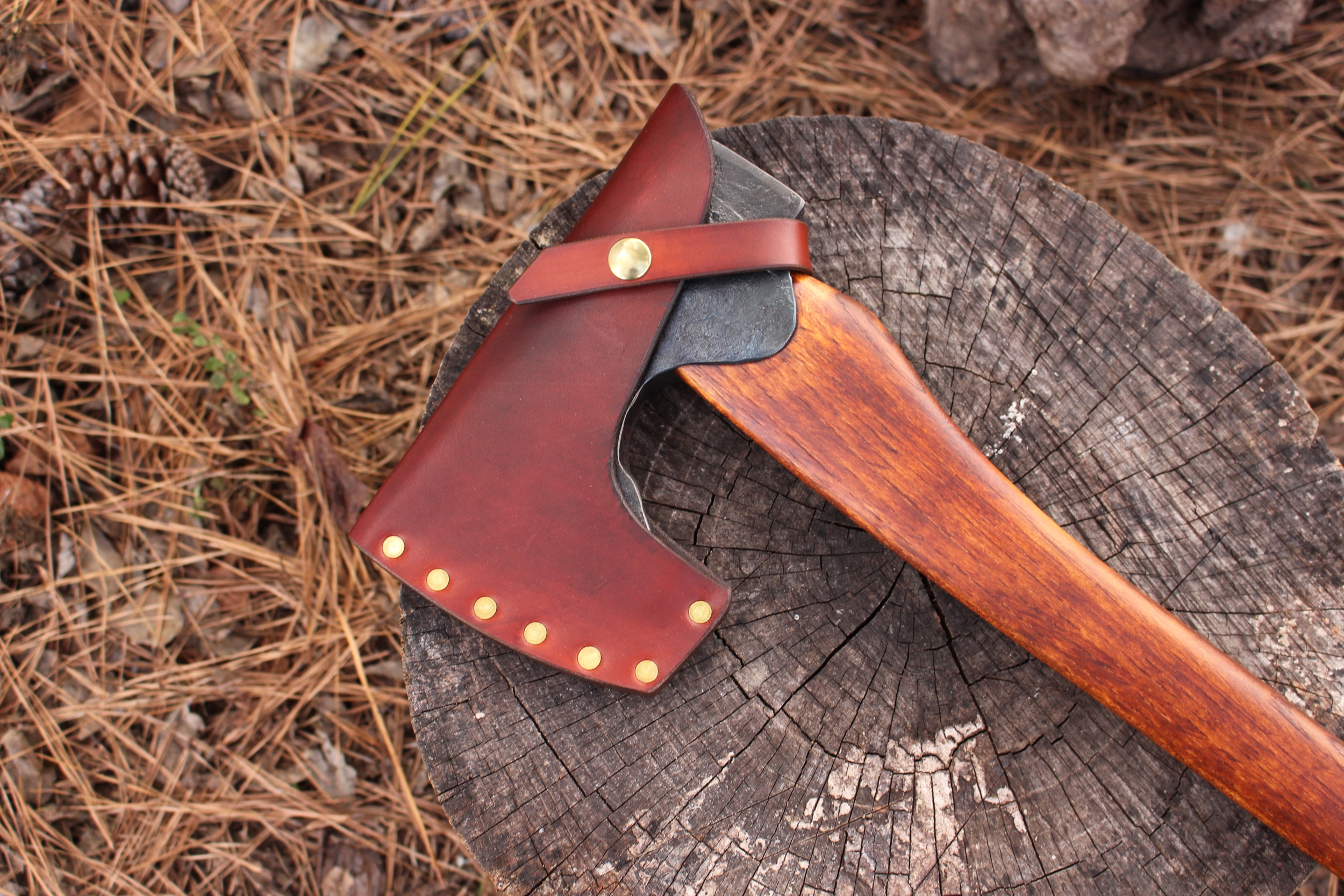 handmade, usa made, usa made axe, hatchet, chopping, wood chopping, outdoor, outdoorsman, survival, backwoodsman, hickory, axe made in america, axes made in the usa, ike bullington, wolf valley forge, valley forge, pack axe, back packing, camping, trail axe, hunting axe, trappers axe, camp axe, bush axe, belt axe, pack axe, leather shoulder rig, chopping axe, leather axe carrier, shoulder sling for axe, carpenter's axe, Wolf Valley Forge, Wolf Valley Forge axe release, Axe Wax, haversack, go back, man purse, man bag, canvas bag, reenactor, reenacting