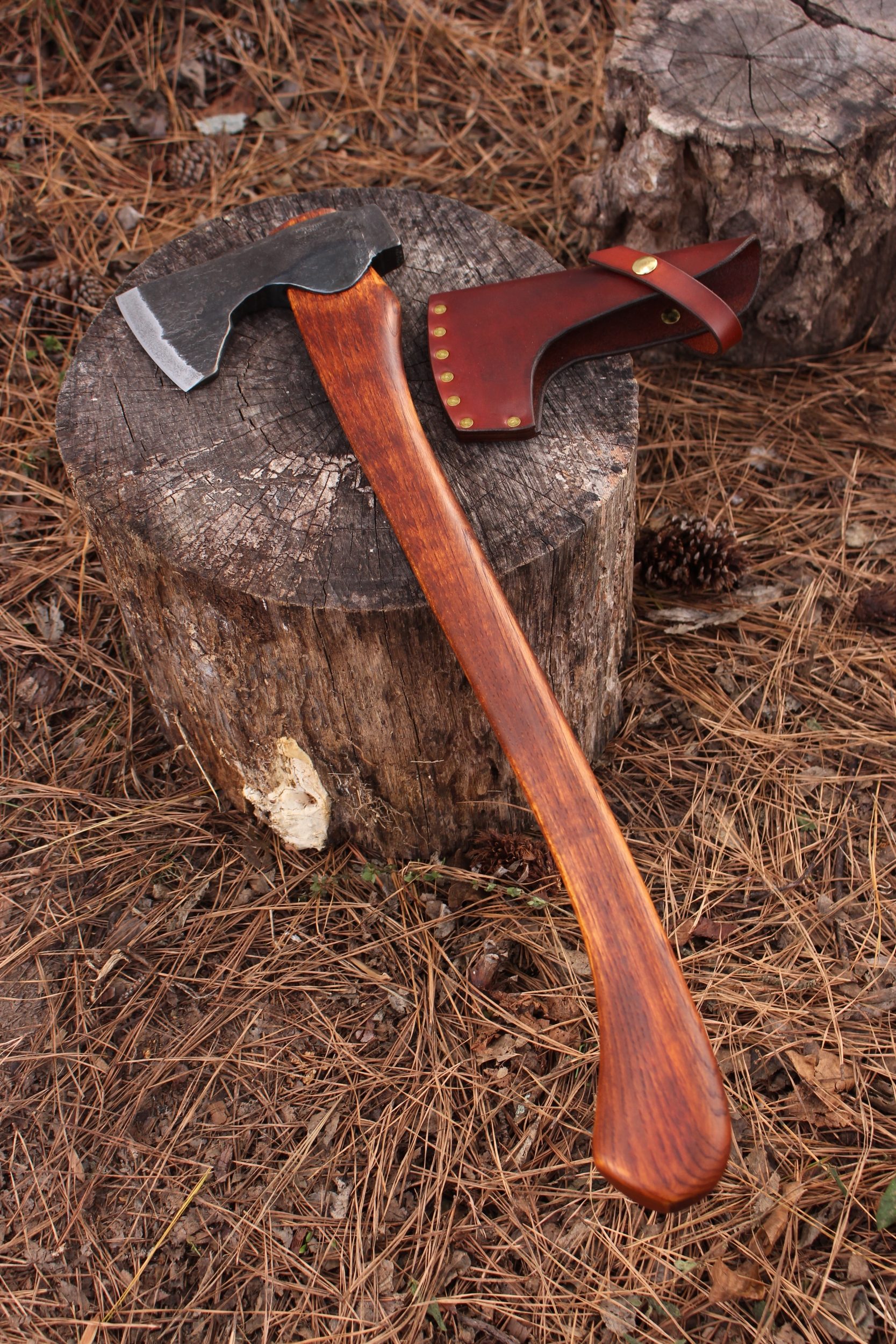 handmade, usa made, usa made axe, hatchet, chopping, wood chopping, outdoor, outdoorsman, survival, backwoodsman, hickory, axe made in america, axes made in the usa, ike bullington, wolf valley forge, valley forge, pack axe, back packing, camping, trail axe, hunting axe, trappers axe, camp axe, bush axe, belt axe, pack axe, leather shoulder rig, chopping axe, leather axe carrier, shoulder sling for axe, carpenter's axe, Wolf Valley Forge, Wolf Valley Forge axe release, Axe Wax, haversack, go back, man purse, man bag, canvas bag, reenactor, reenacting