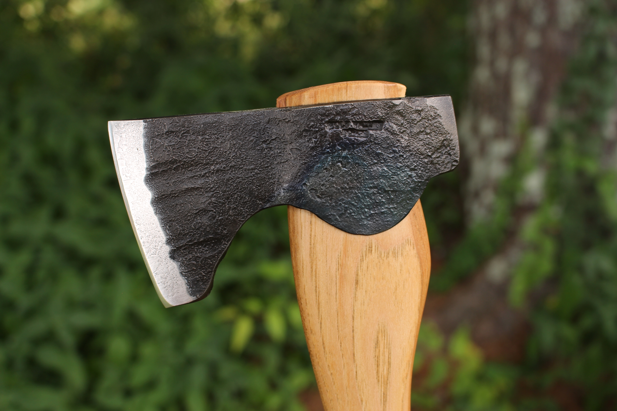 handmade, usa made, usa made axe, hatchet, chopping, wood chopping, outdoor, outdoorsman, survival, backwoodsman, hickory, axe made in america, axes made in the usa, ike bullington, wolf valley forge, valley forge, pack axe, back packing, camping, trail axe, hunting axe, trappers axe, camp axe, bush axe, belt axe, pack axe, leather shoulder rig, chopping axe, leather axe carrier, shoulder sling for axe, carpenter's axe, Wolf Valley Forge, Wolf Valley Forge axe release, Axe Wax, haversack, go back, man purse, man bag, canvas bag, reenactor, reenacting